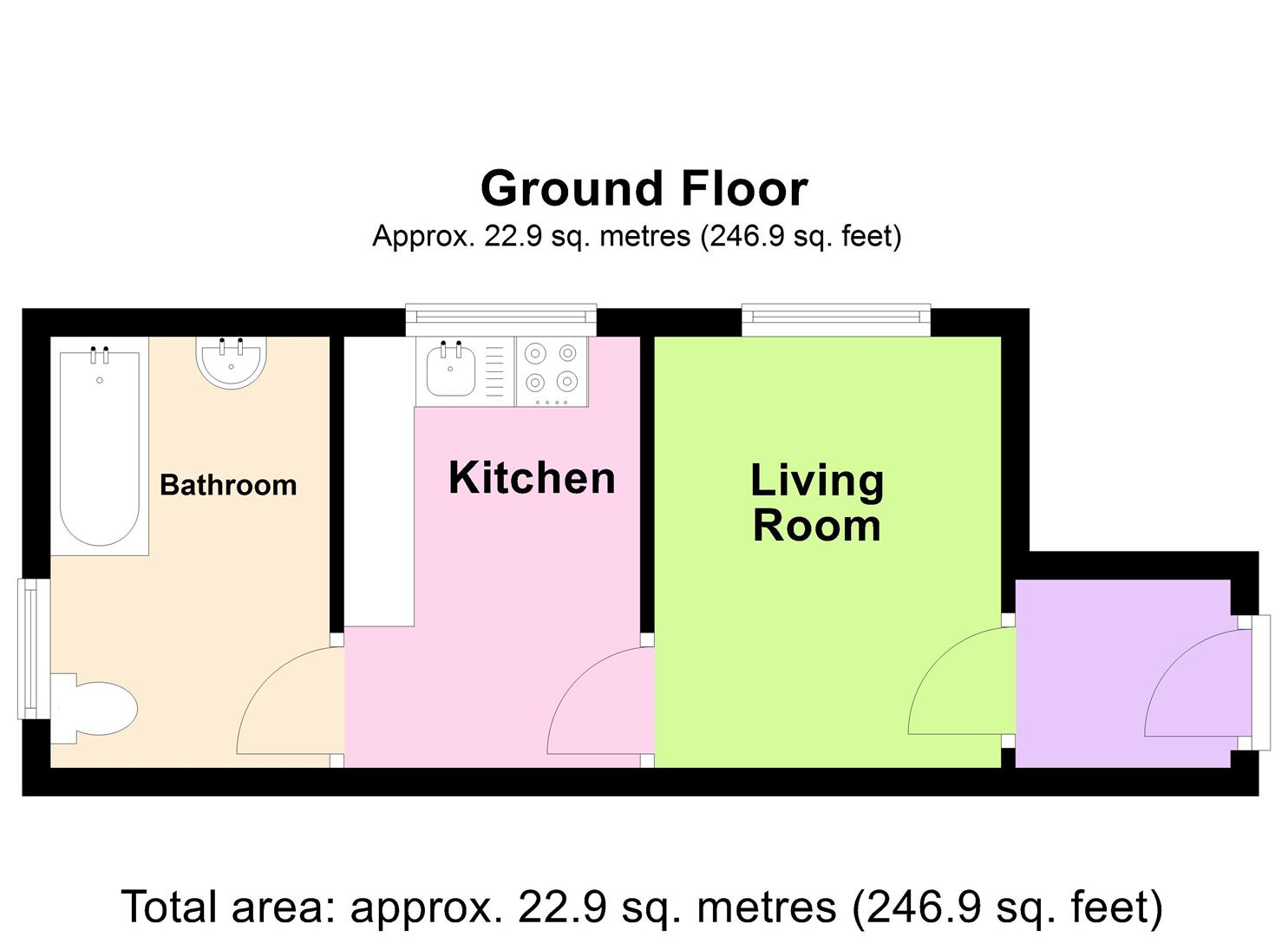 Flat 3, 15 Bramley Road, Leicester floorplan