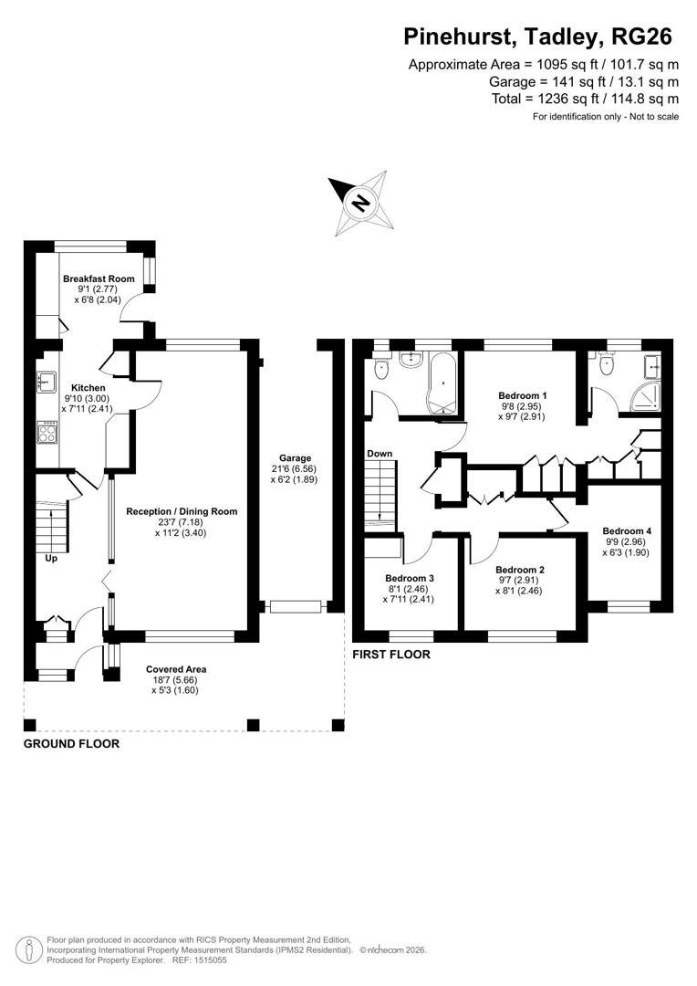 6, Pinehurst, Tadley floorplan