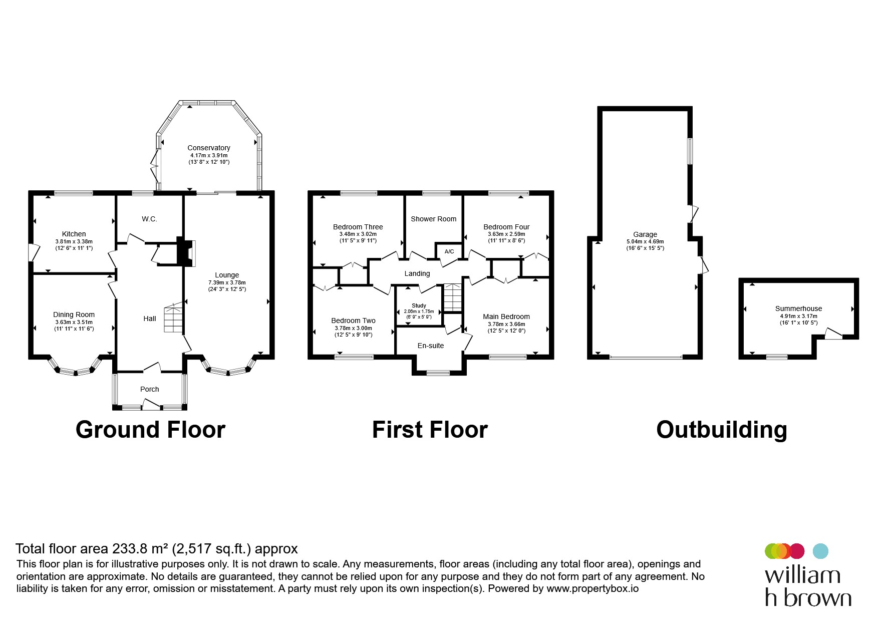 Willows, Oakley Road, Harwich floorplan