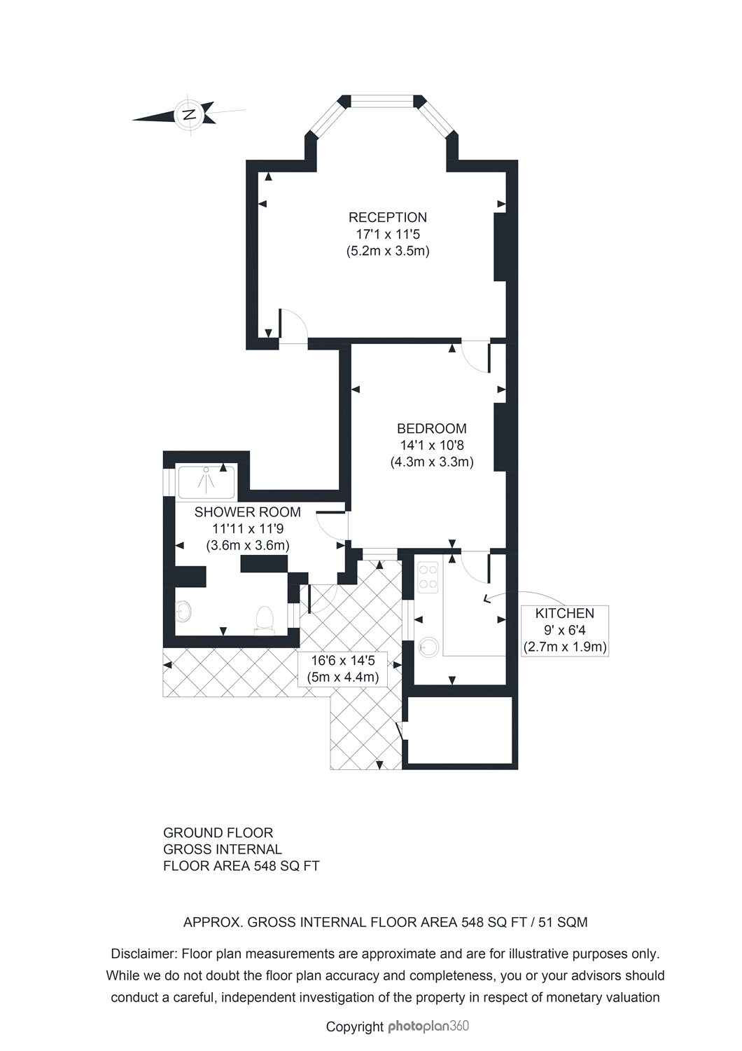 1 Bedrooms Flat to rent in Shore Road, Hackney E9