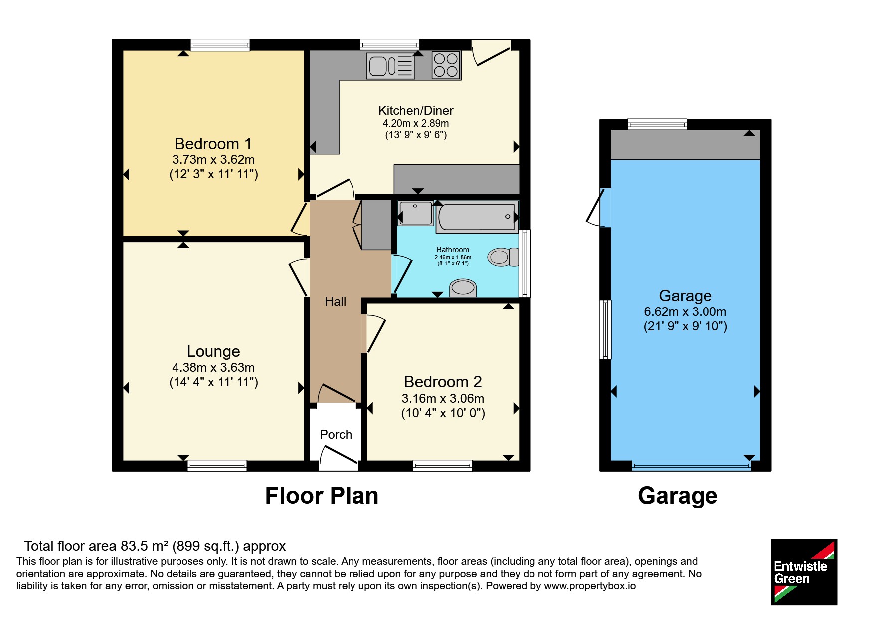 9, Hawkshead Drive, Lancashire floorplan