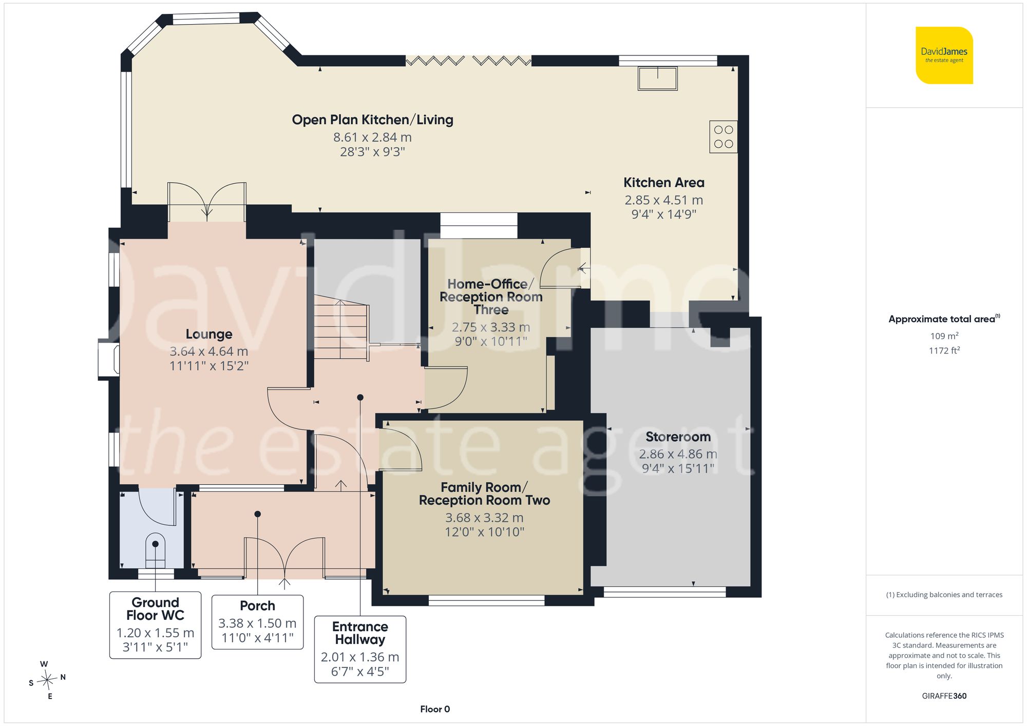 25 Jarvis Avenue, Nottingham floorplan