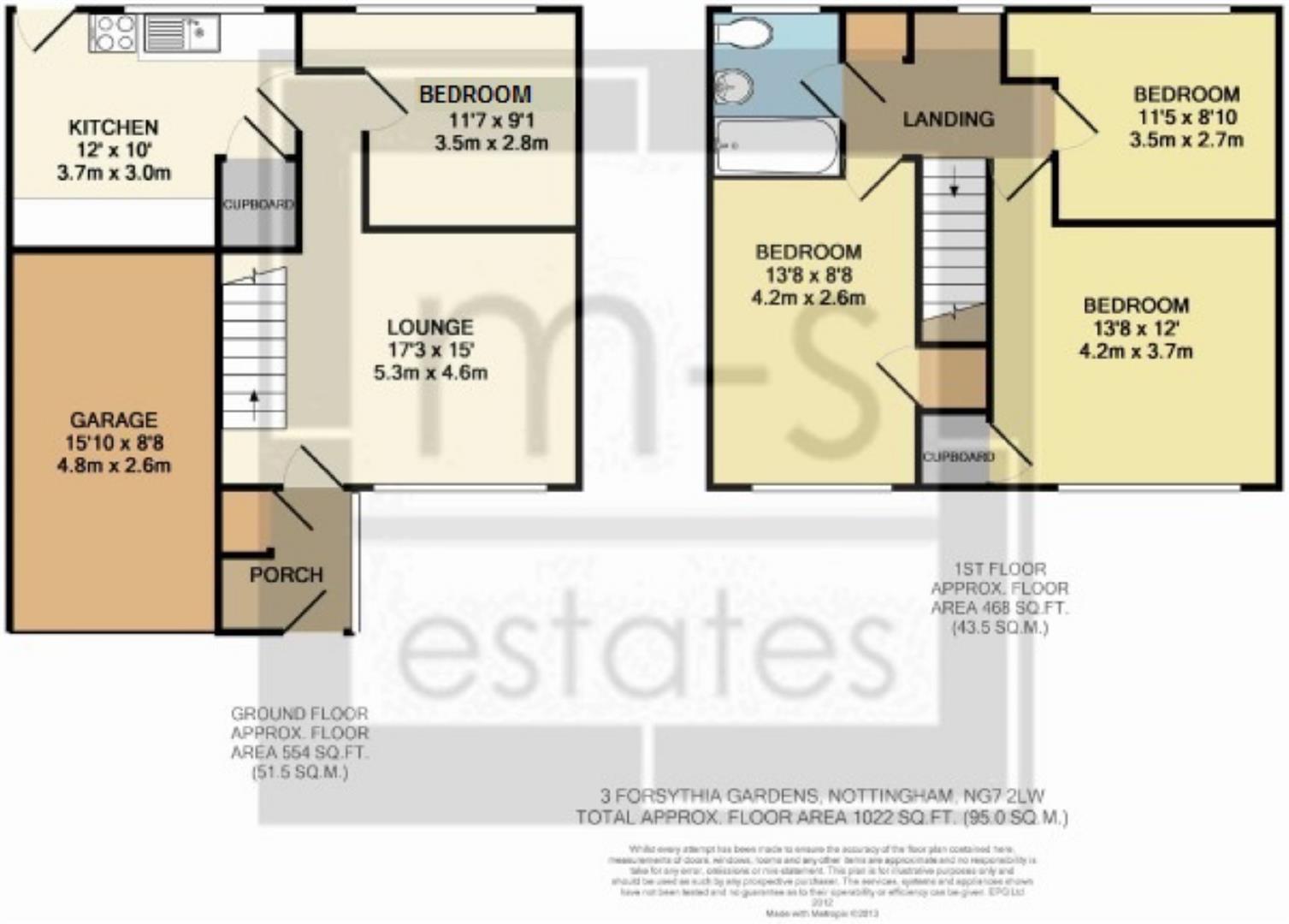 4 Bedrooms Terraced house to rent in Forsythia Gardens, Lenton, Nottingham NG7