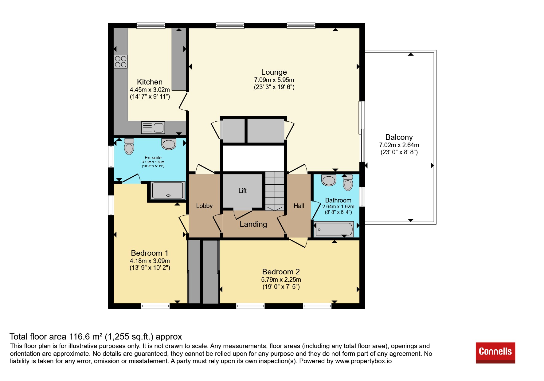 Flat 10, Rosemont, Lower Woodfield Road, Torquay floorplan