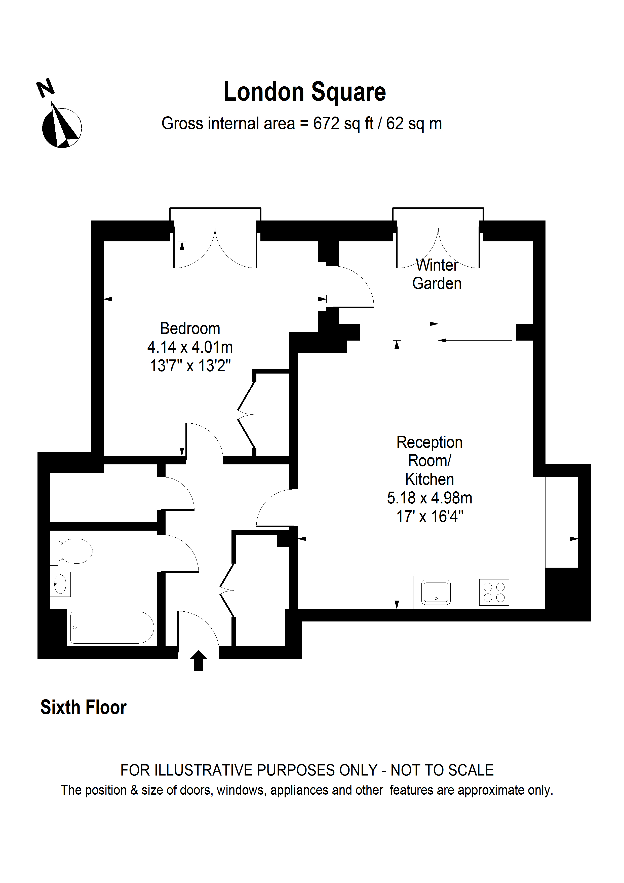 1 Bedrooms Flat to rent in Caledonian Road, Lower Holloway N7