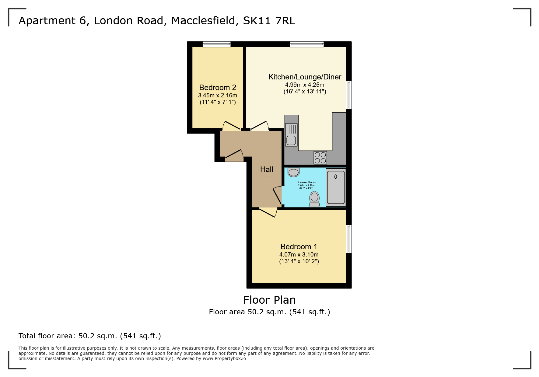 Apartment 6, Sunnybank, 113, London Road, Cheshire floorplan