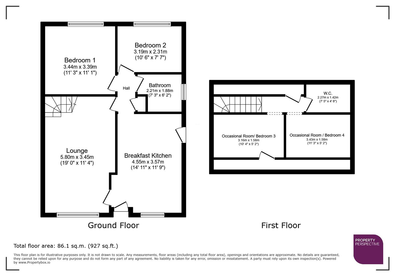 2, The Chase, Goole floorplan