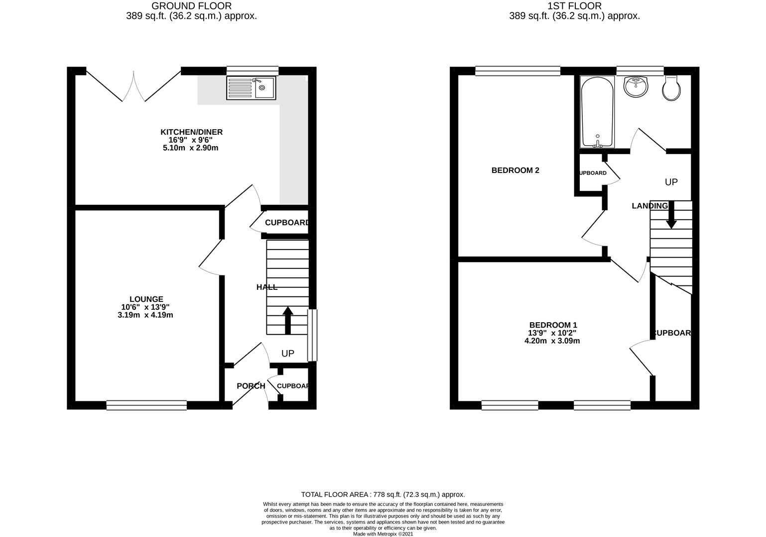 Holme Hall Crescent, Chesterfield S40, 2 bedroom terraced house for