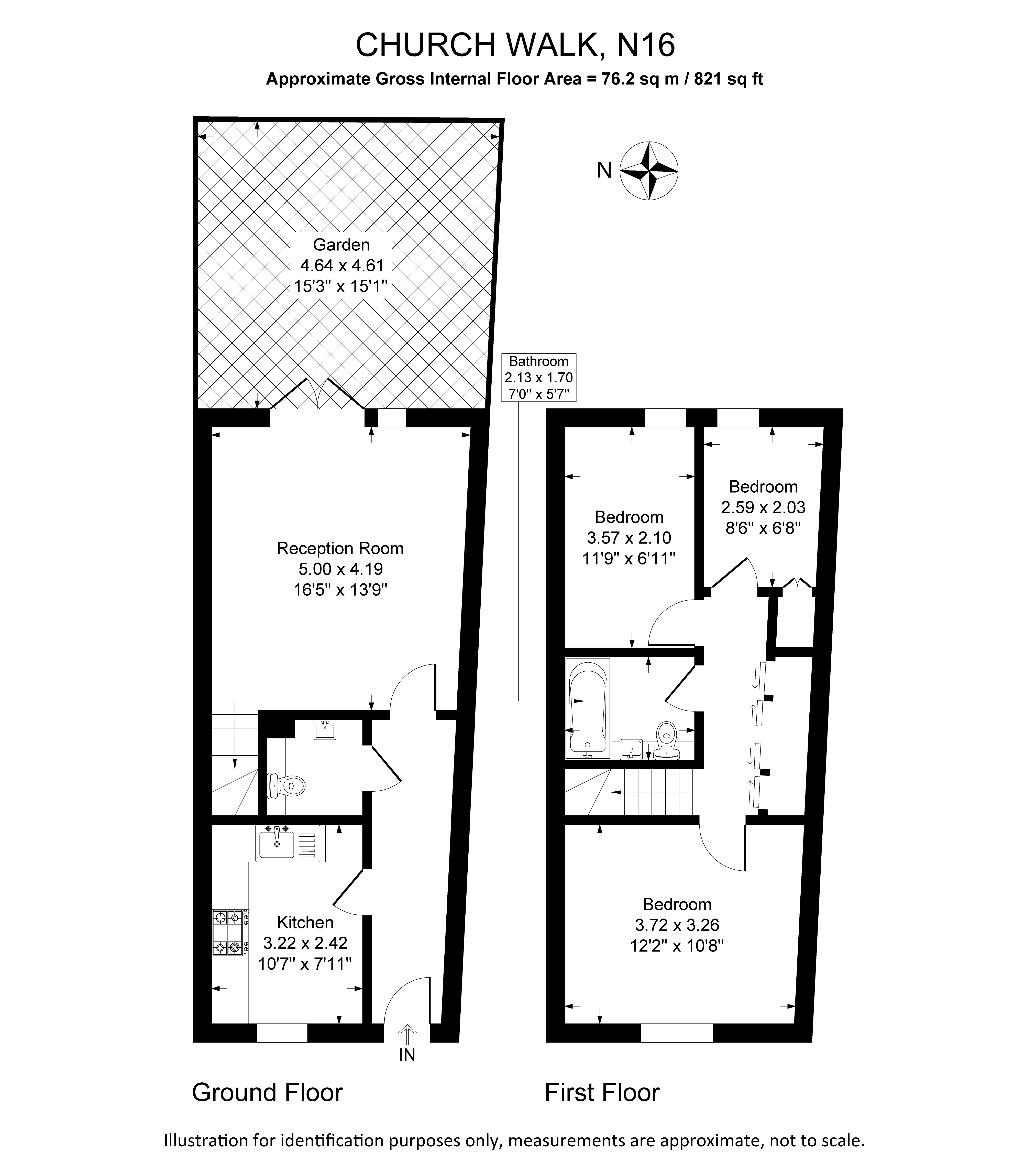 142a (SALES), Church Walk, Londo floorplan