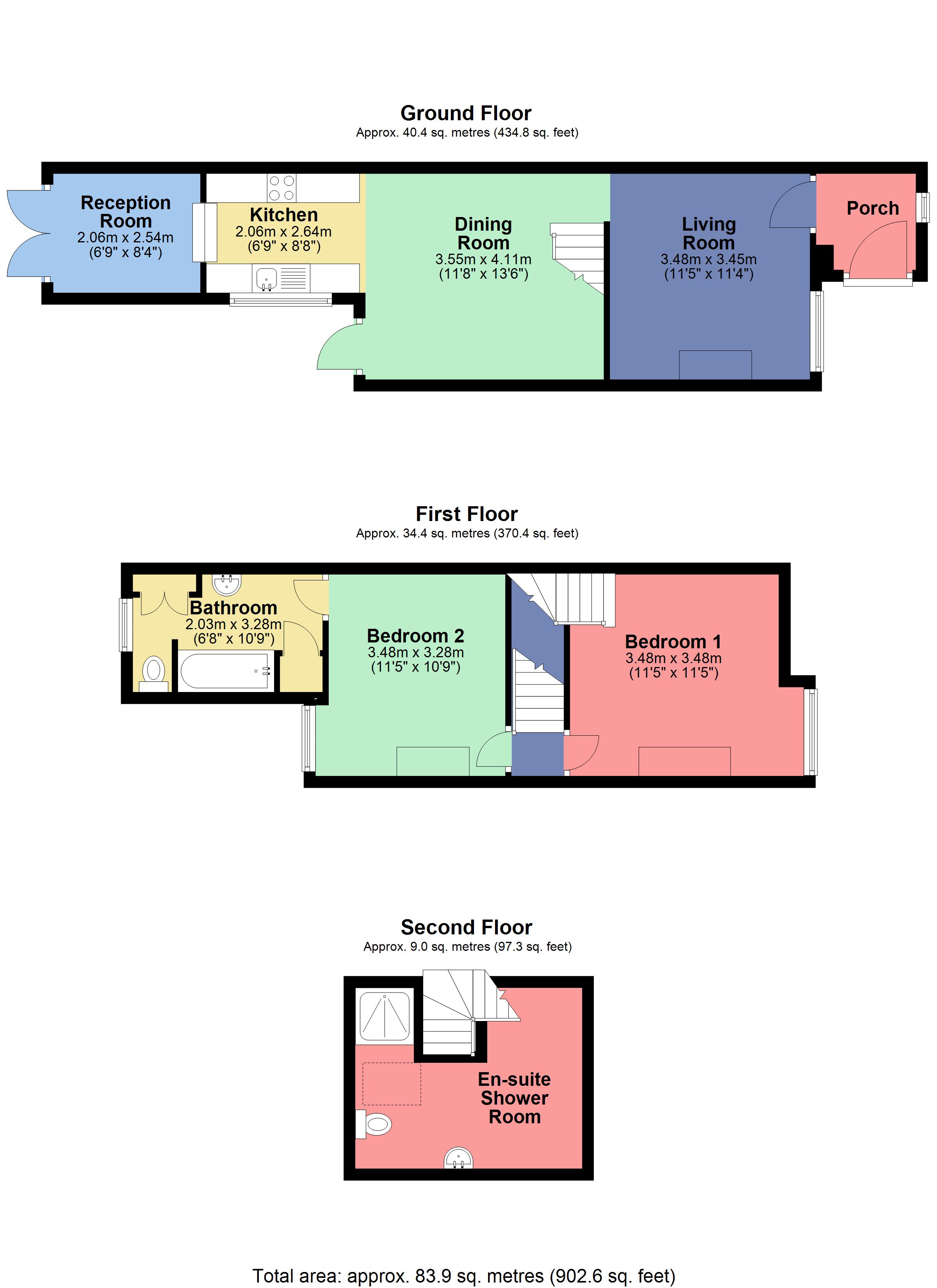 2 Bedrooms Terraced house for sale in Ashdon Road, Bushey, Hertfordshire WD23