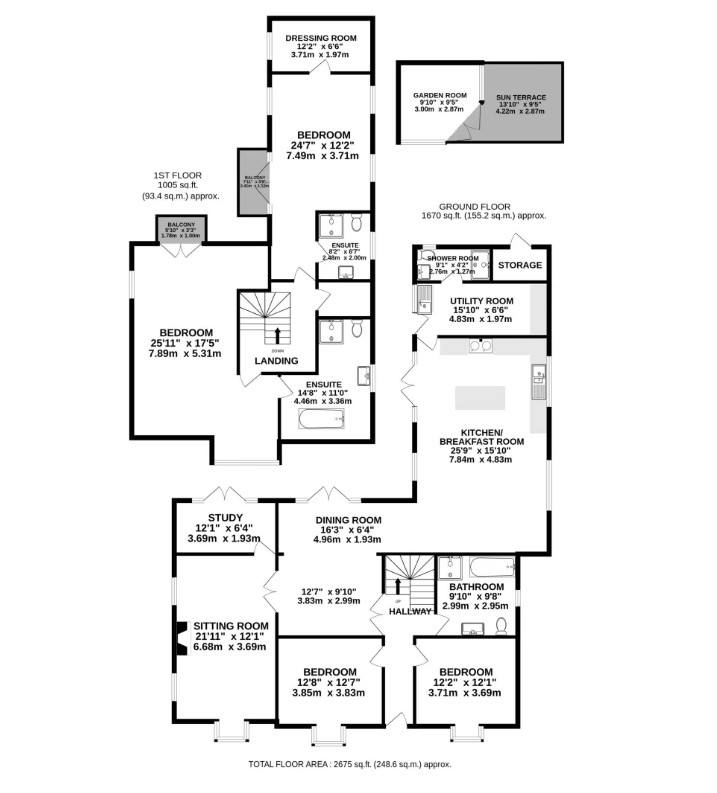 Treetop Cottage, St Endellion floorplan