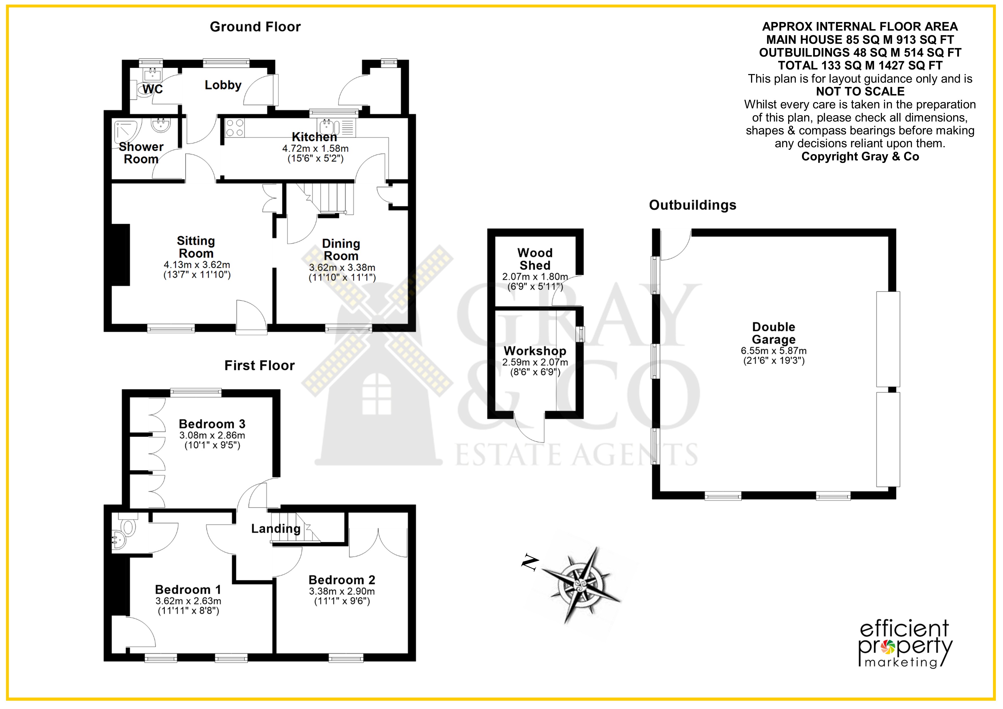2 Sandhills , Braintree Road, Wethersfield floorplan