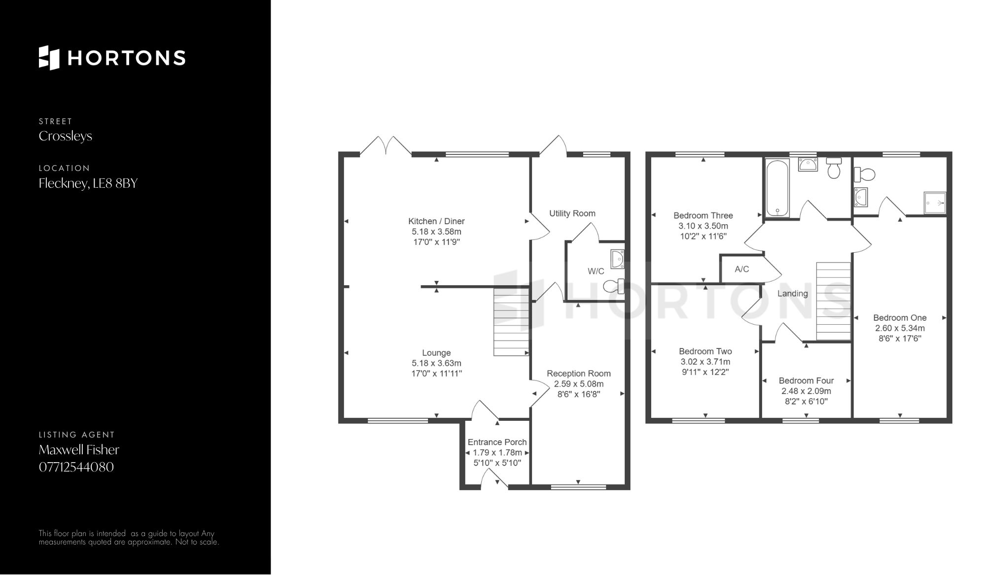 17 Crossleys, Leicester floorplan