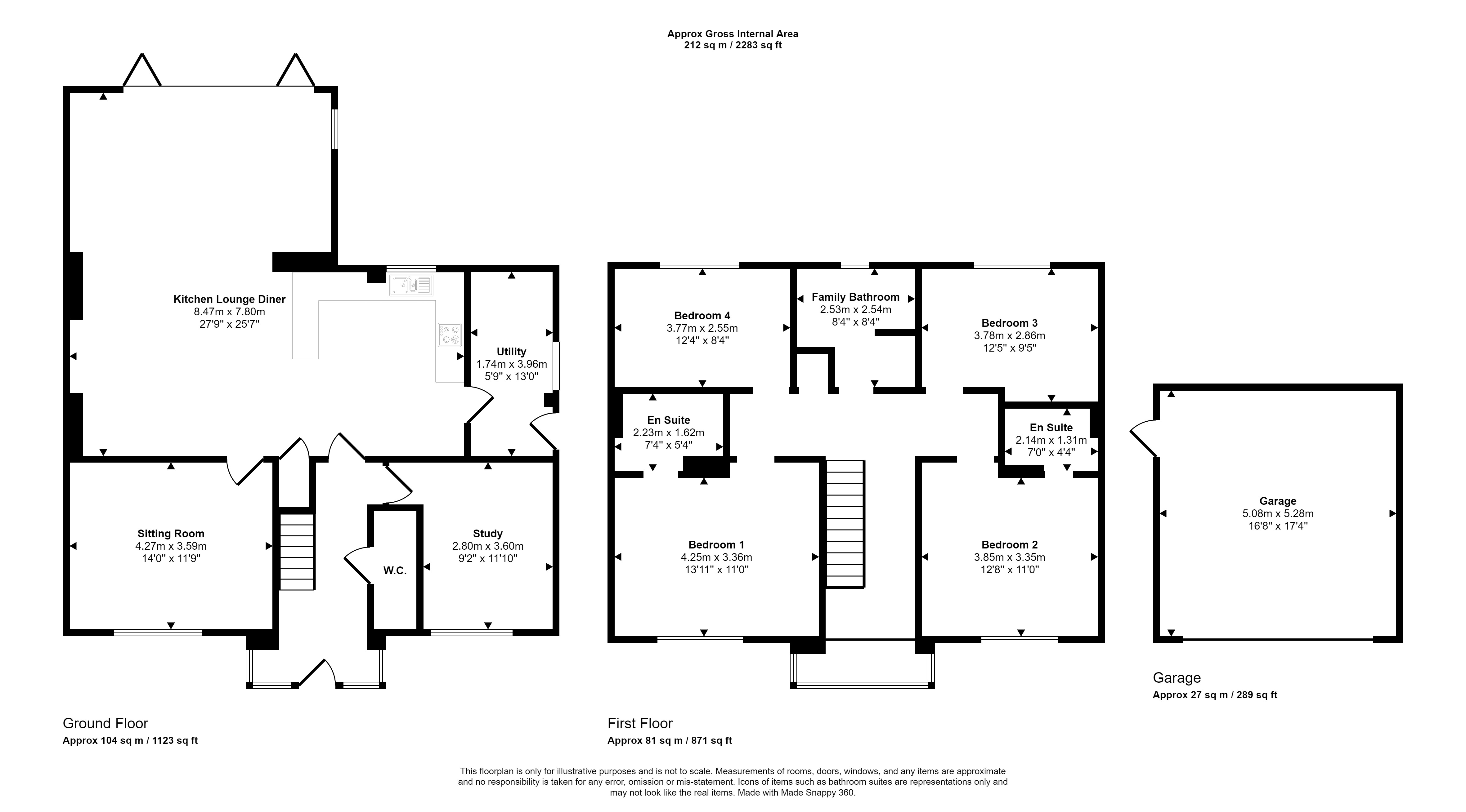 Willingham House, 55a, Willingham Road, Market Rasen floorplan