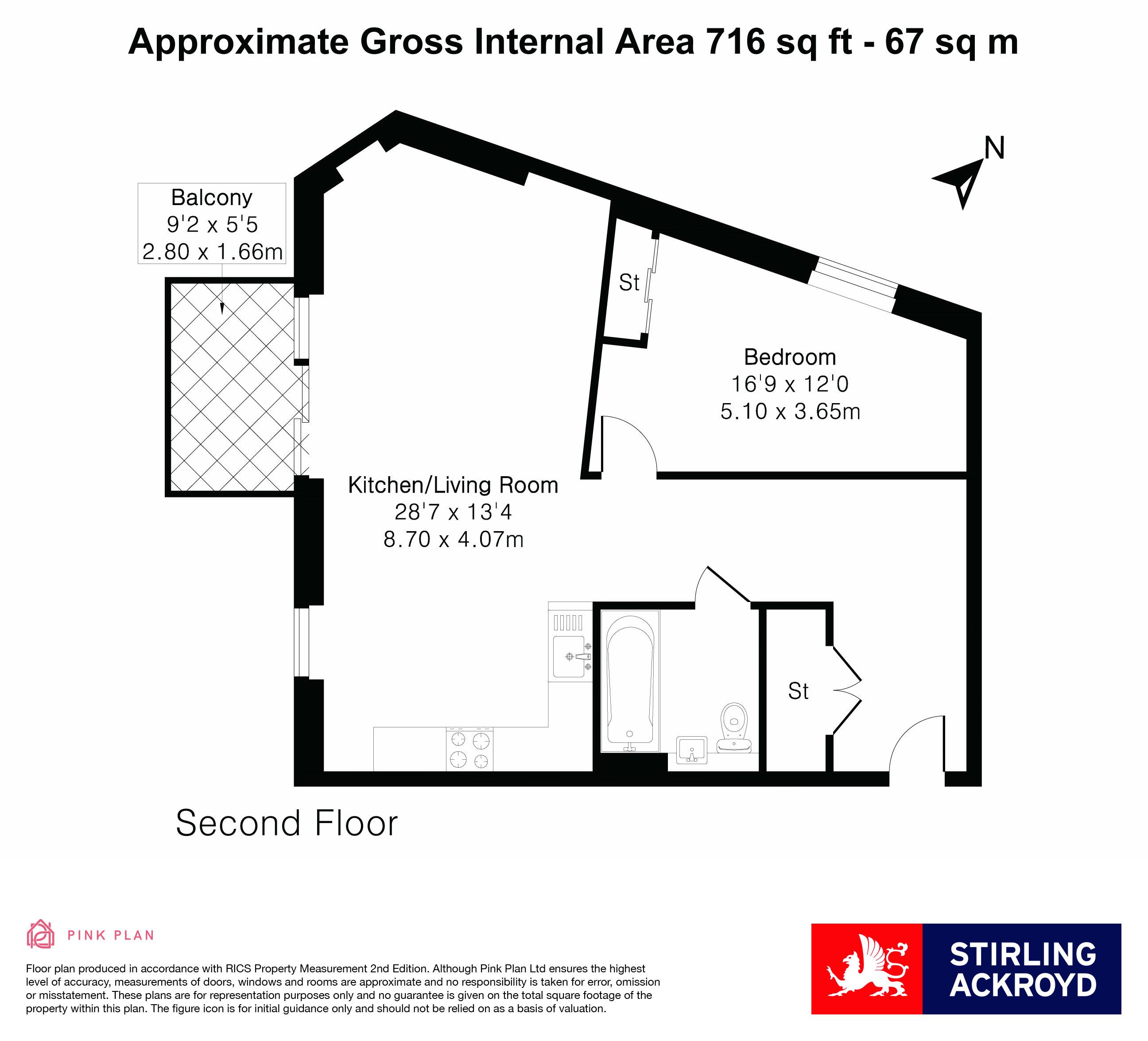 Flat 15, Liberty House,, Station Road North, Surrey floorplan