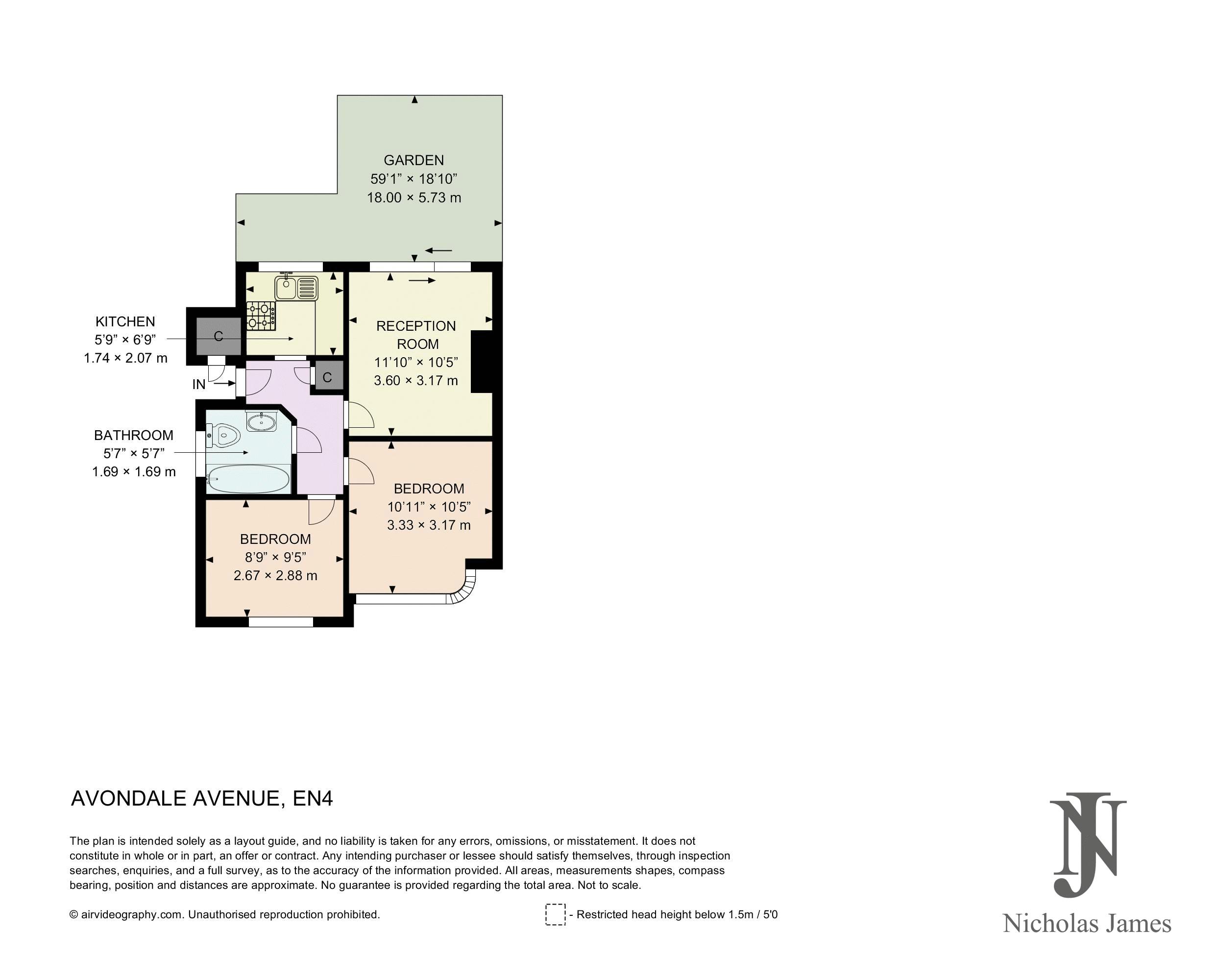 90, Avondale Avenue, Barnet floorplan