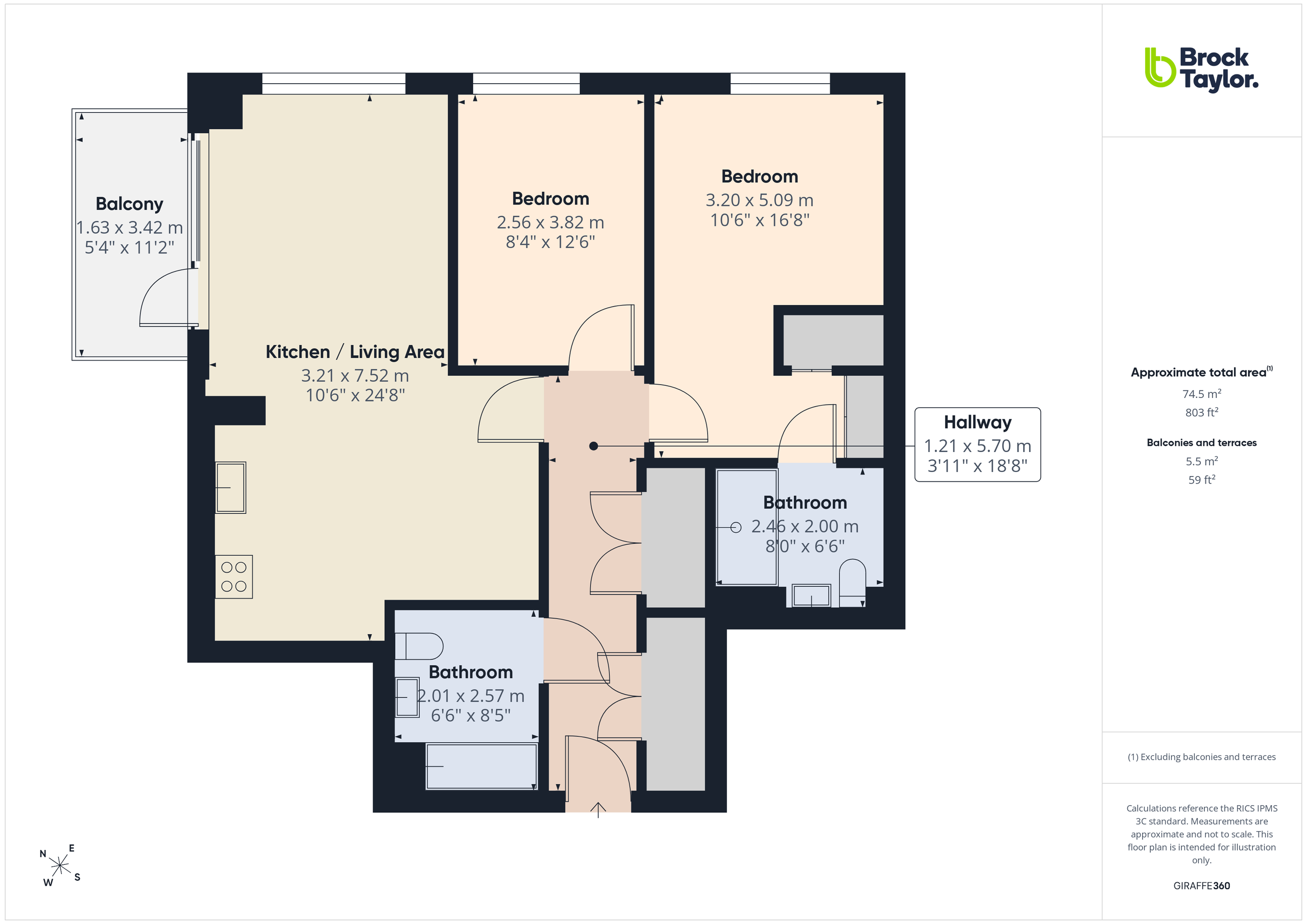 50 The Paperyard East, Horsham floorplan