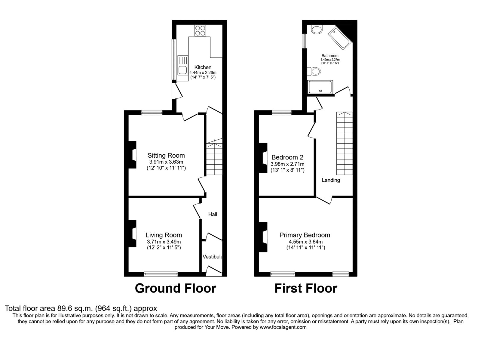 19, Clifton Street, Cumbria floorplan