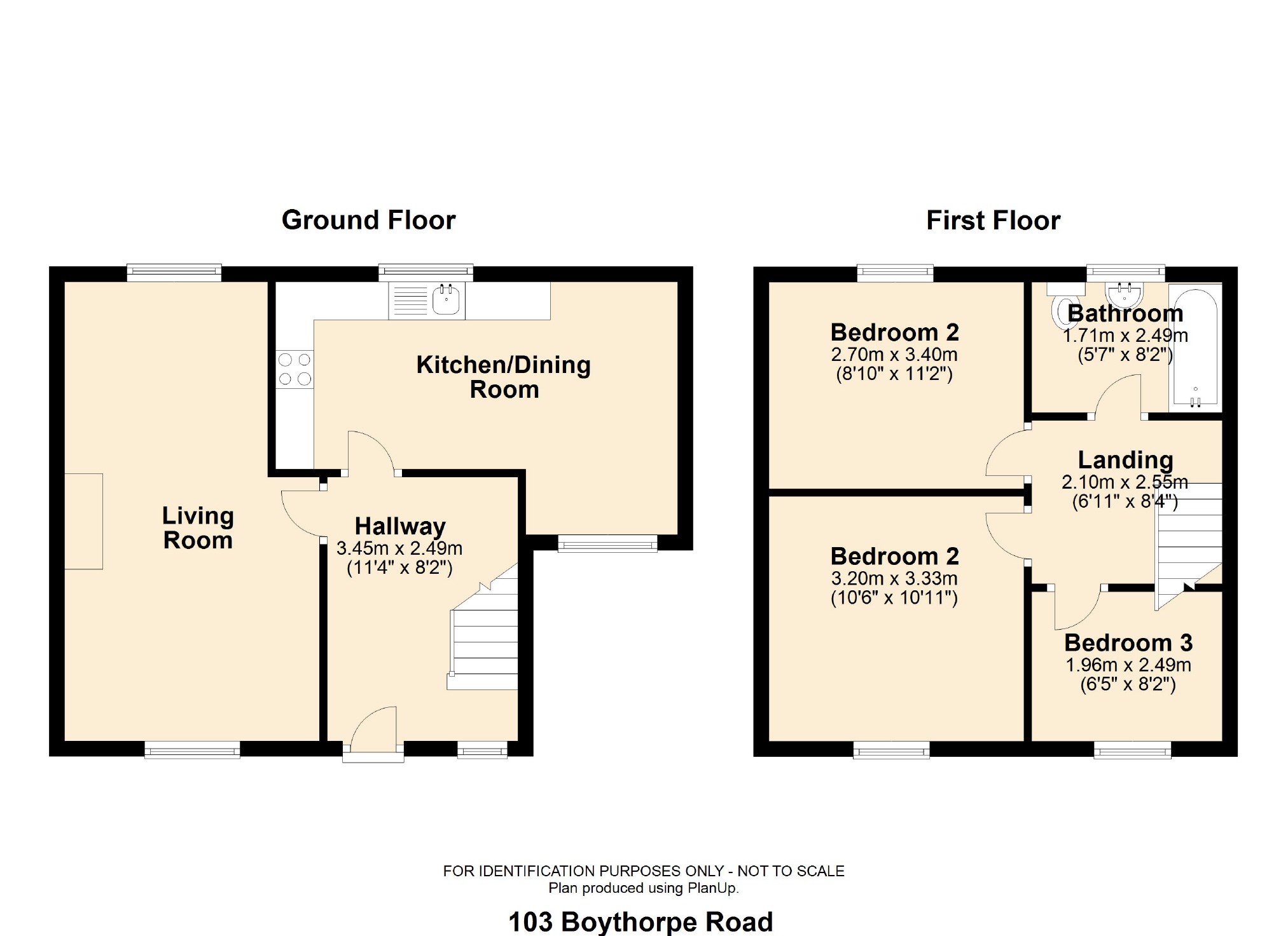 Boythorpe Road, Chesterfield, Derbyshire S40, 3 bedroom semidetached