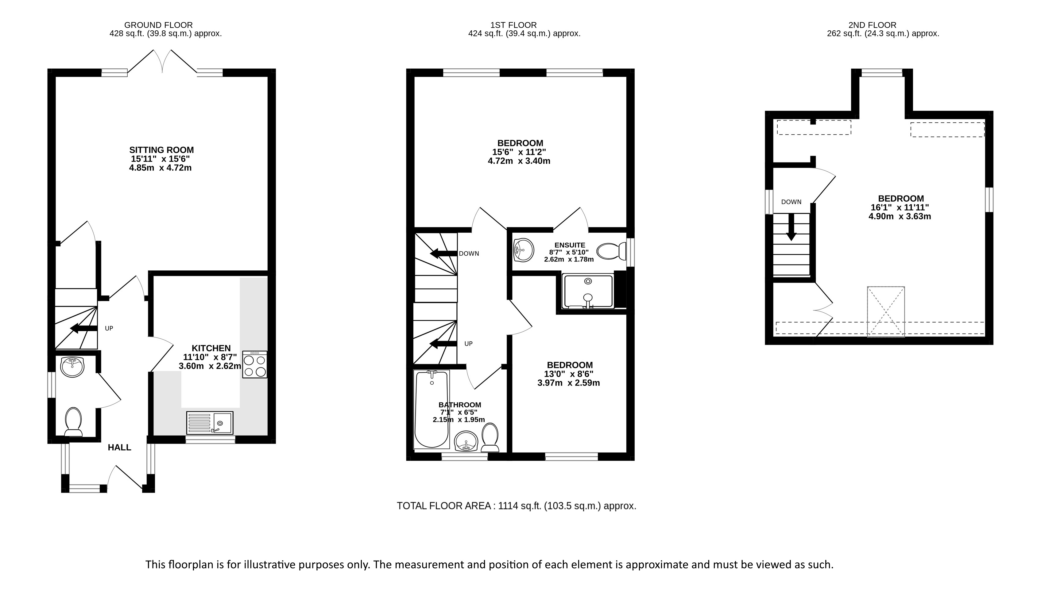 1a, Crown Street, St. Albans floorplan