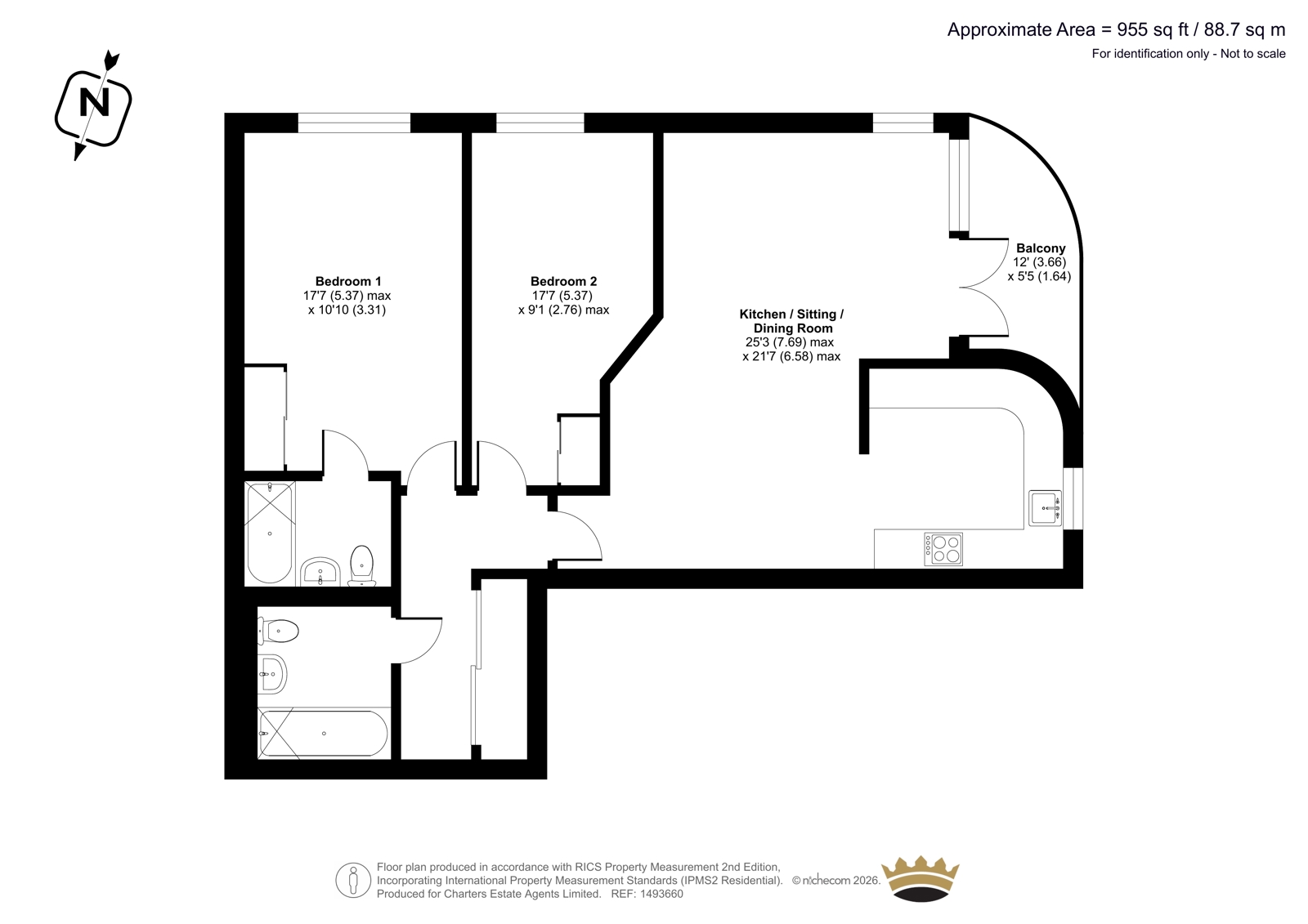 Apartment 6, South Point, 1, Beehive Lane, Worthing floorplan