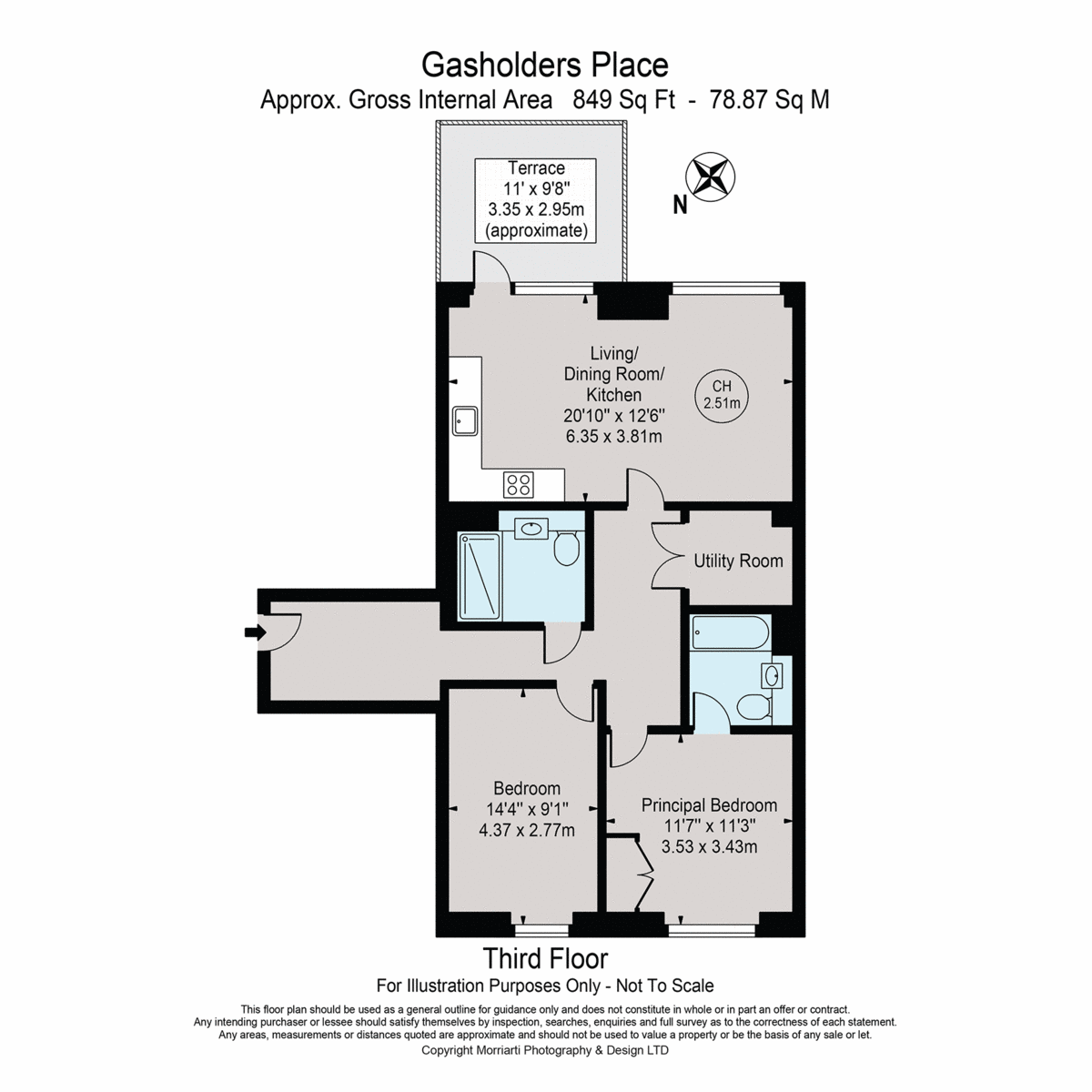 Flat Flat 26, 7, Gasholder Place, London floorplan