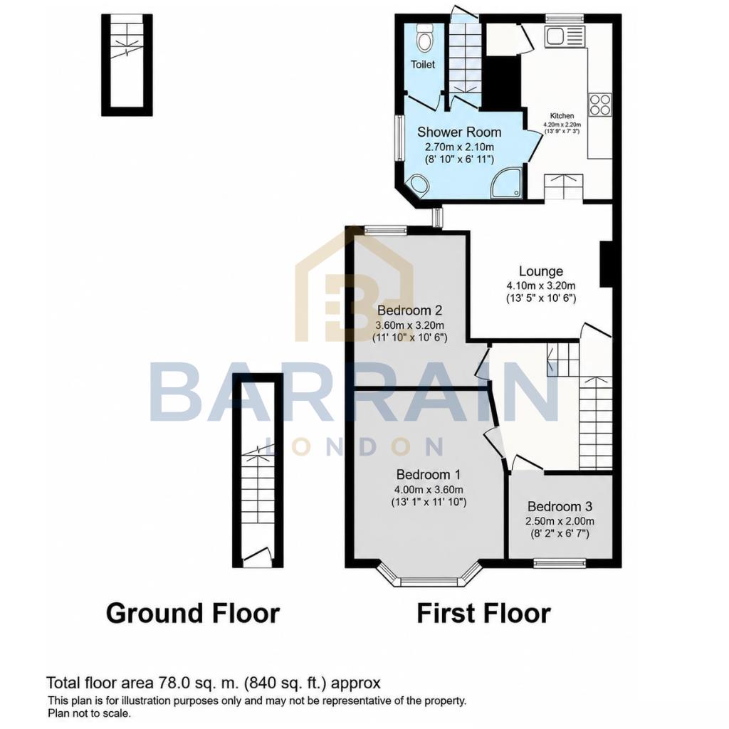 27, Kildare Road, London floorplan