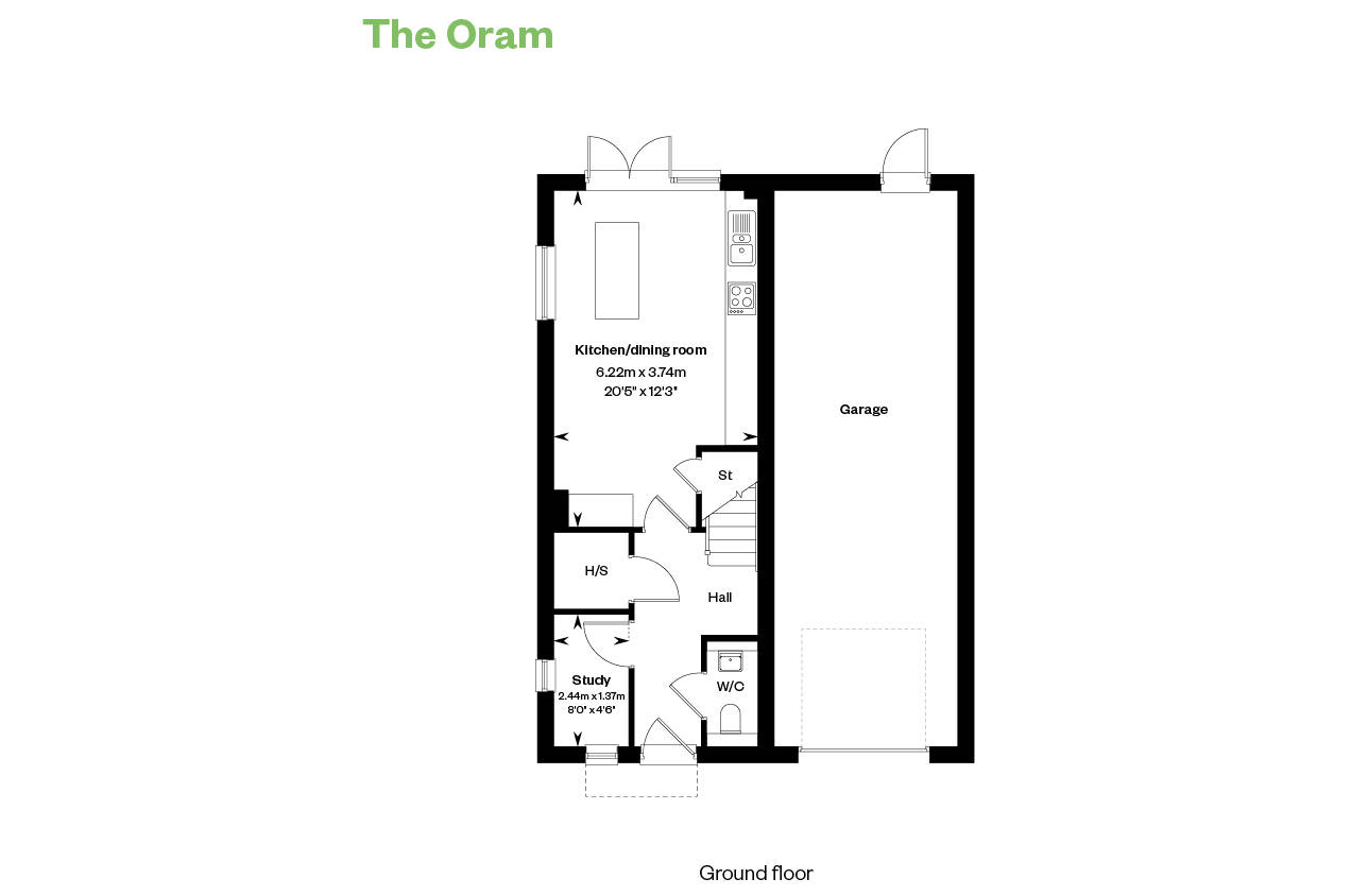23, Sundew Way, Hampshire floorplan