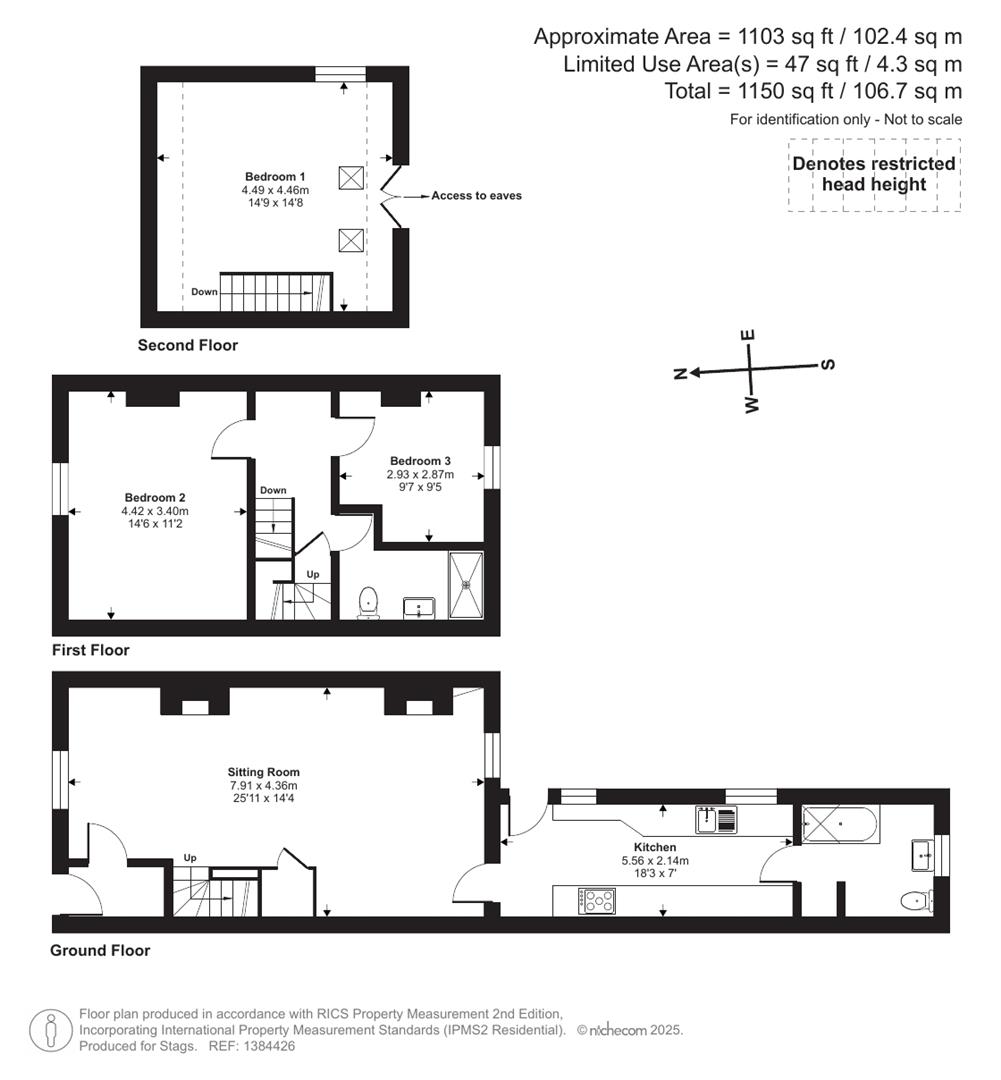 63, West Allington, Bridport floorplan