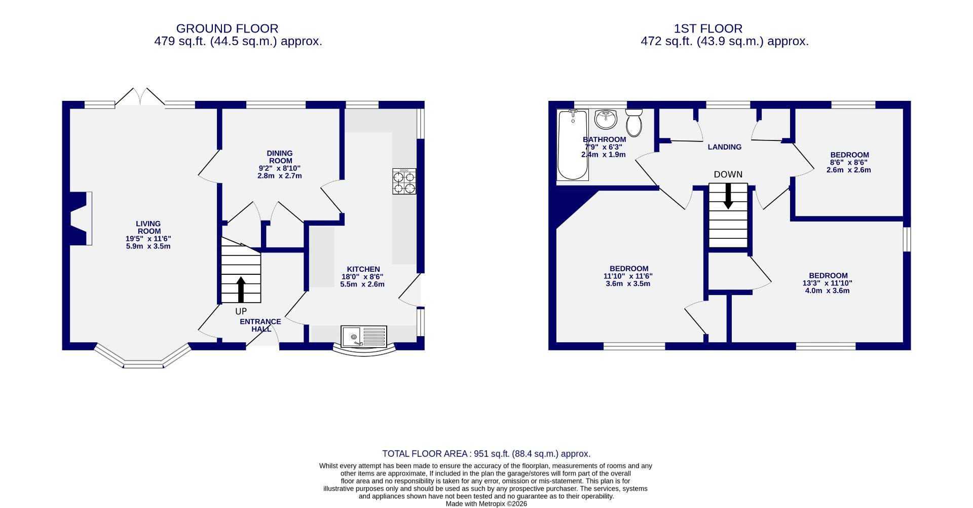 43, Fordlands Road, York floorplan