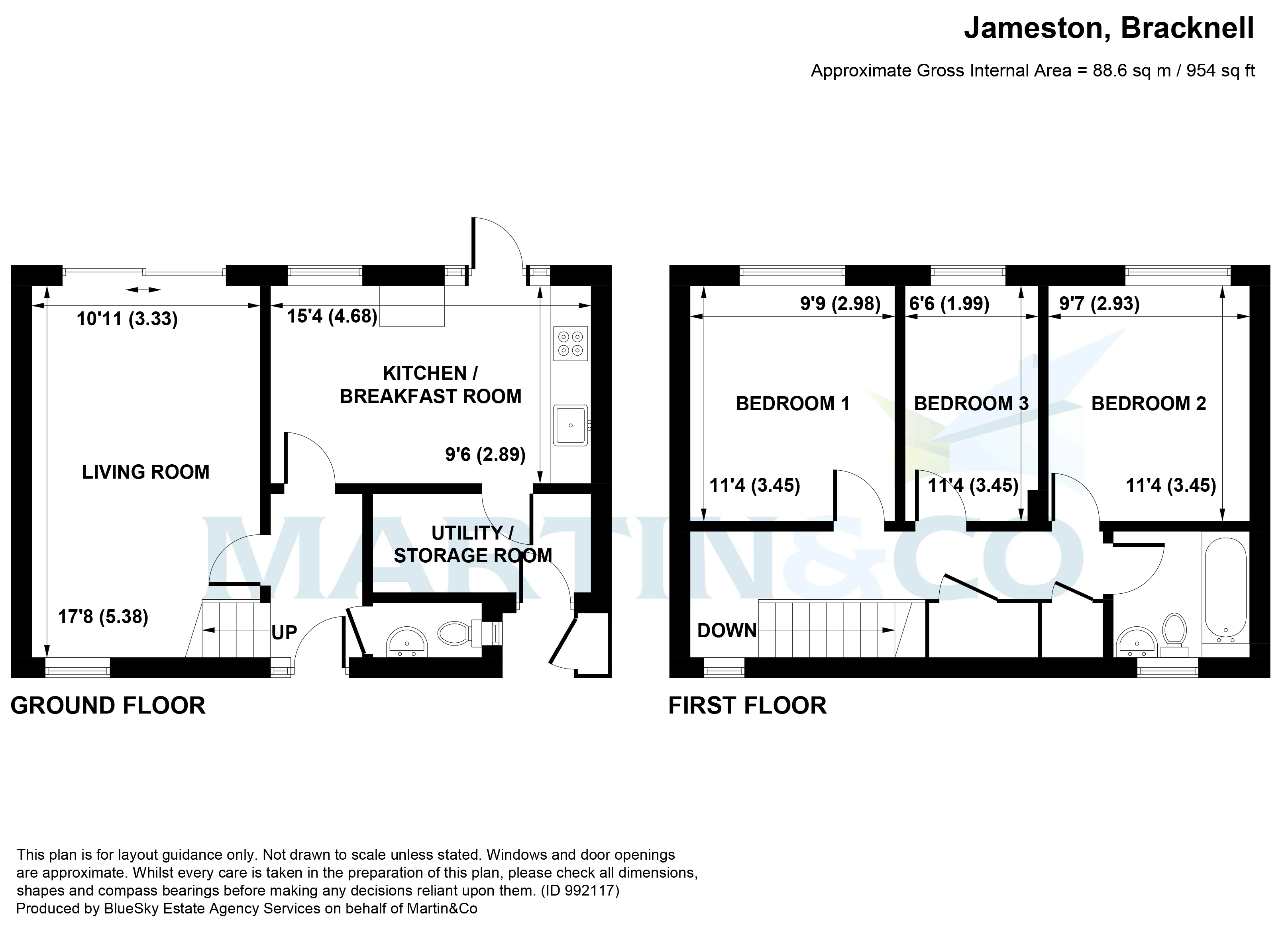 80, Jameston, Bracknell floorplan