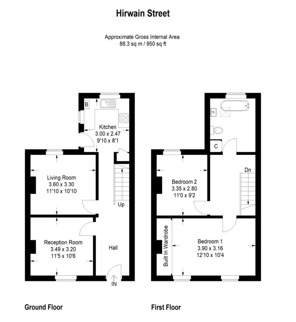 17, Hirwain Street, Cardiff floorplan