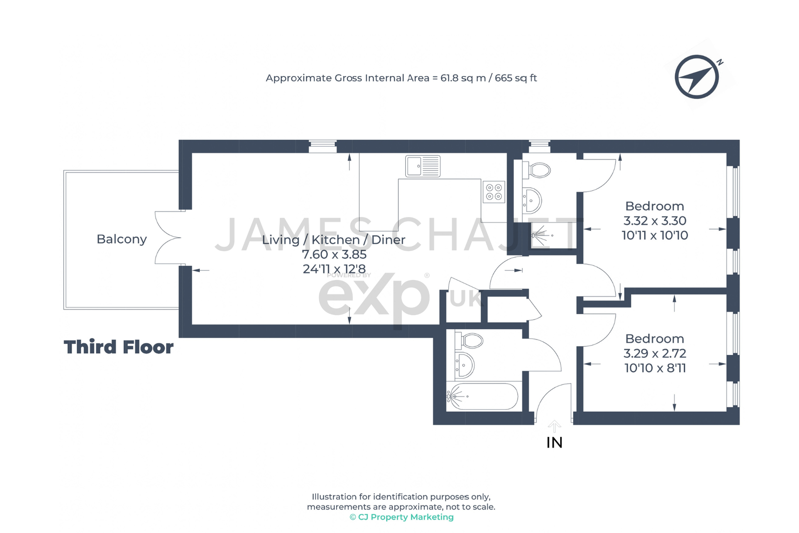 Horizon Place,127, Studio Way, Borehamwood floorplan