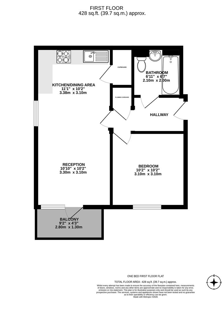 73, Alcock Crescent, Dartford floorplan