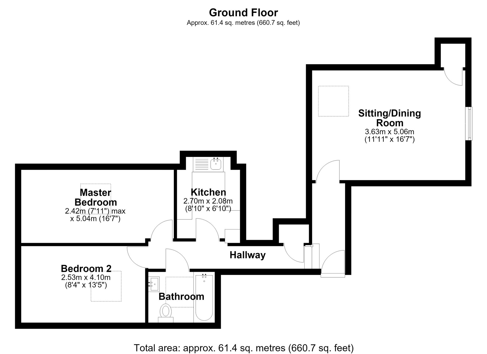 Flat 4, Oxford House, Faringdon floorplan