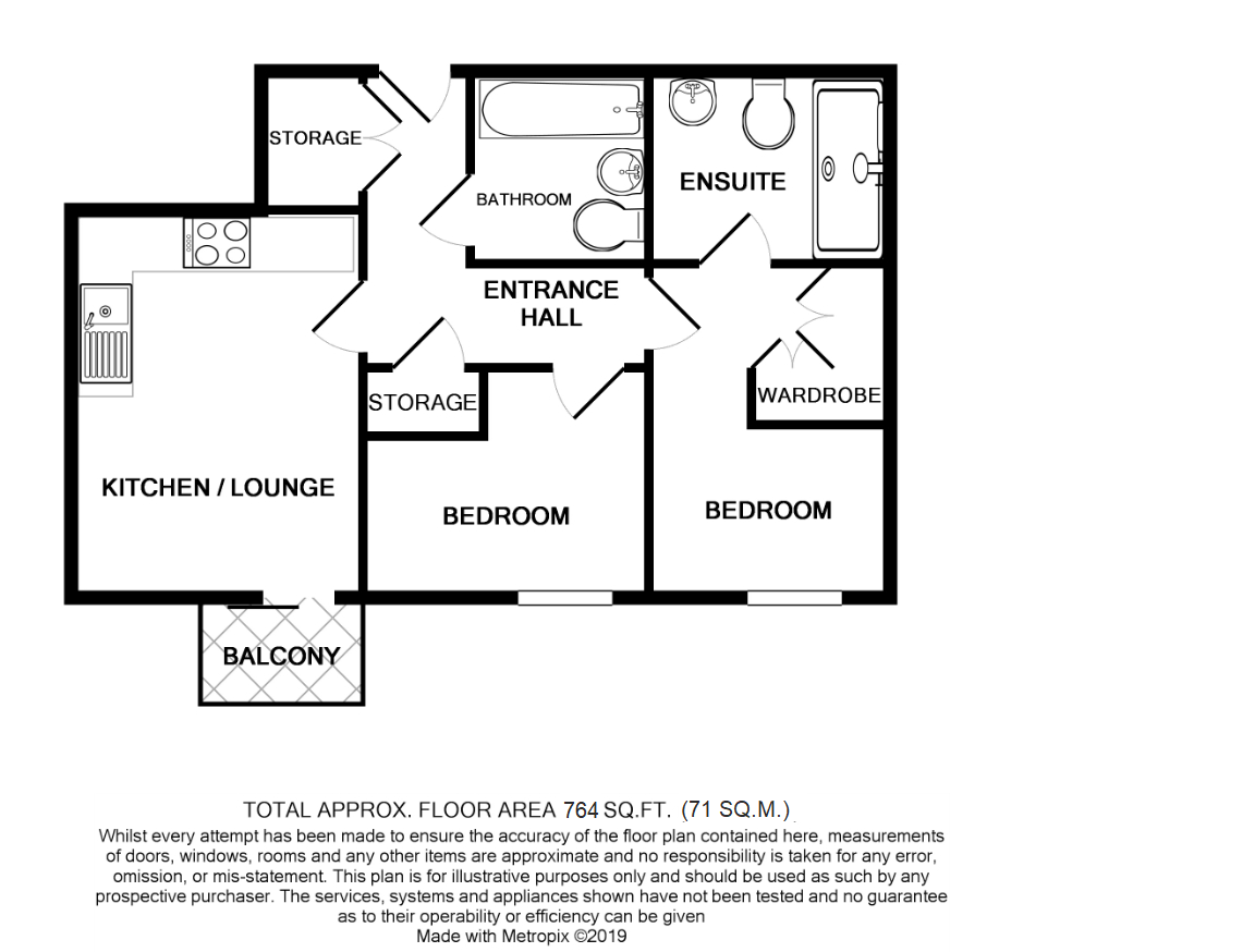 Flat 6, Brunswick House, 15, Homefield Rise, Orpington floorplan