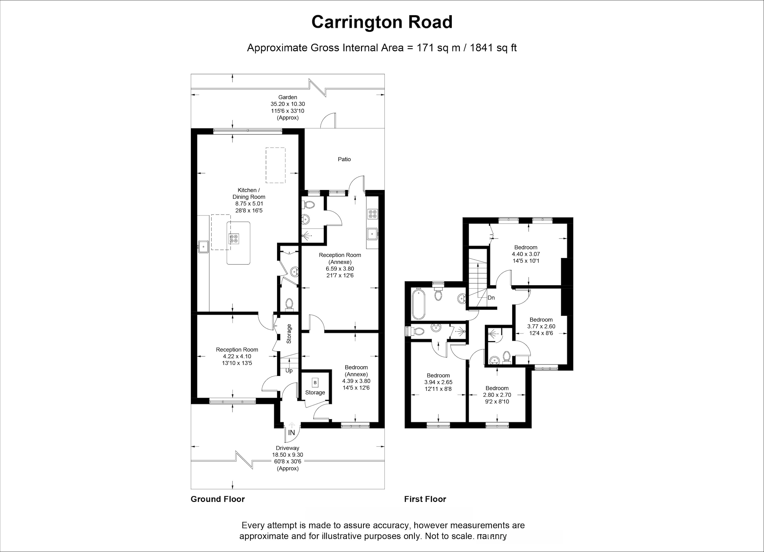 2, Carrington Road, Surrey floorplan