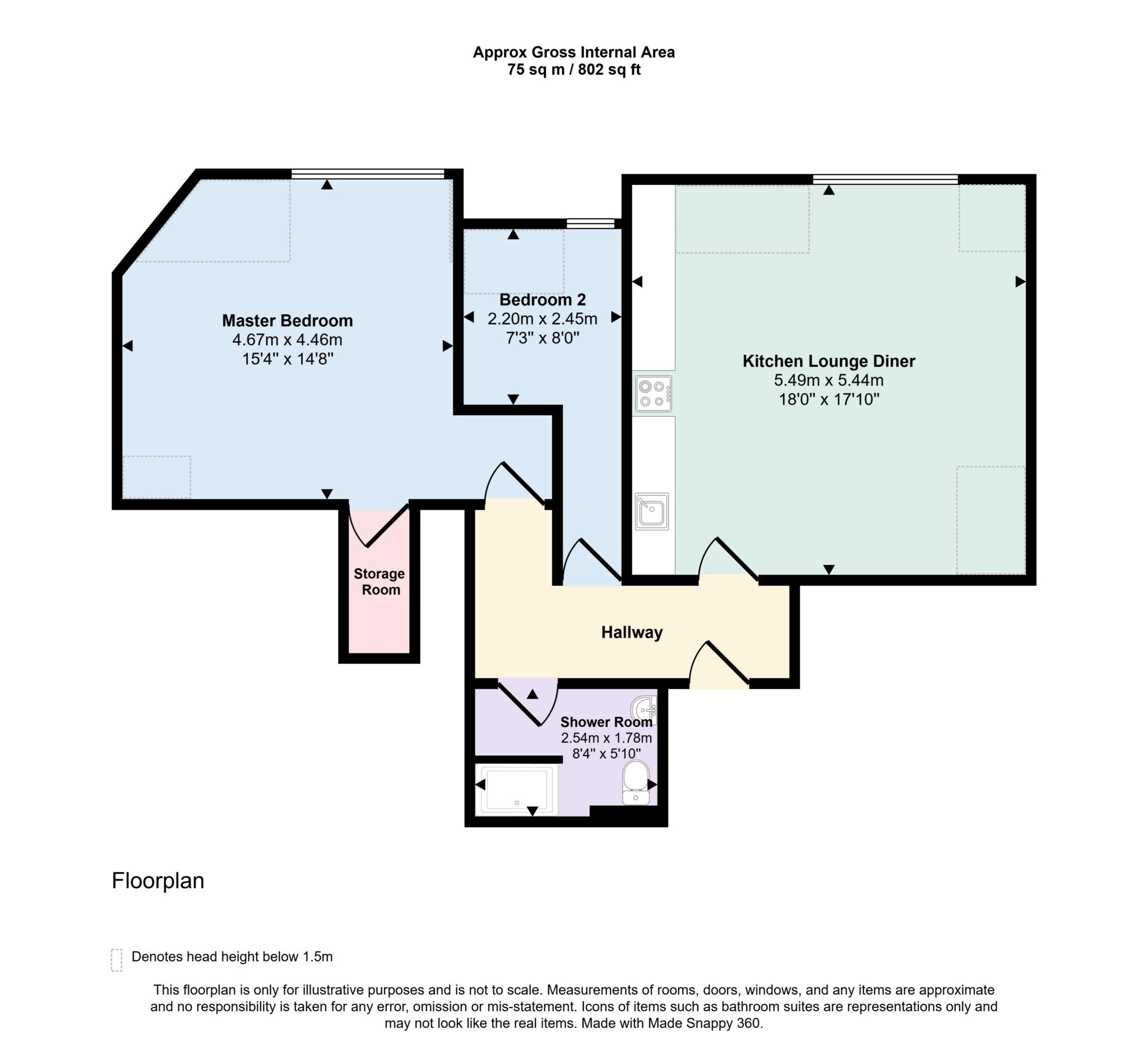 46a, High Street, Nairn floorplan