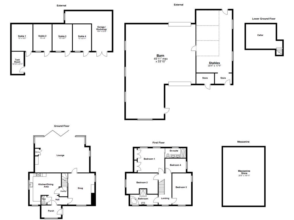 Shadlock Cote House, Pinch Clough Road, Rossendale floorplan