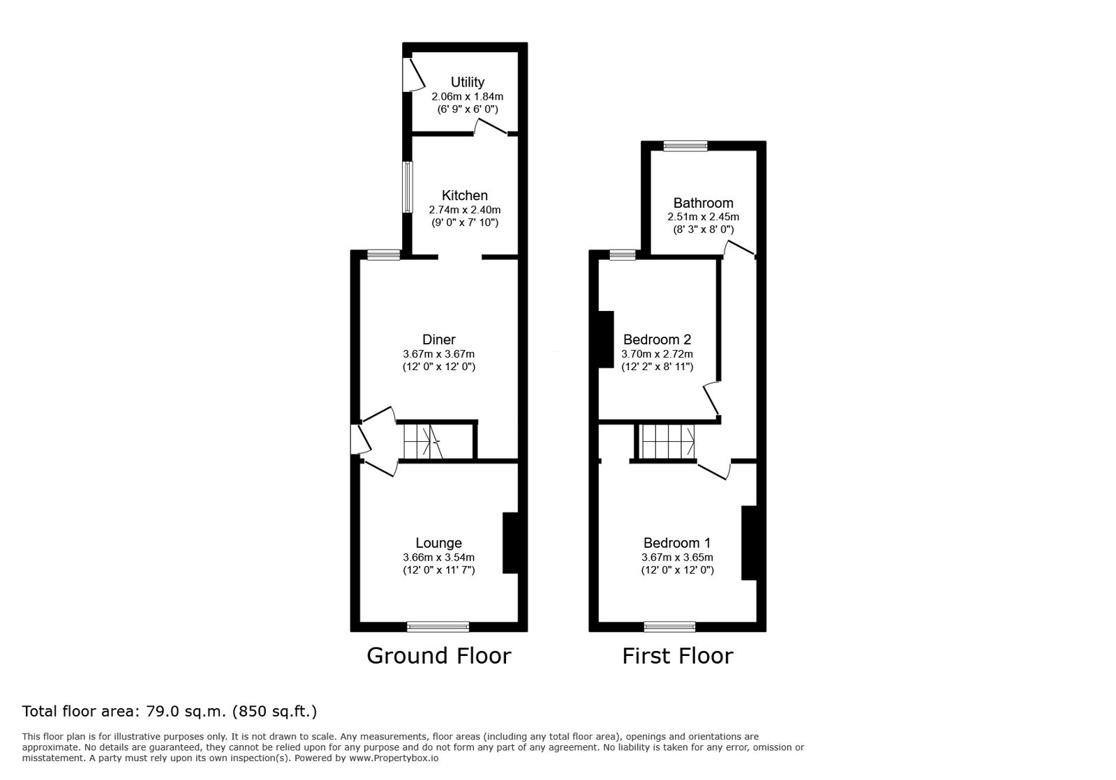 37, Hamilton Road, Nottingham floorplan