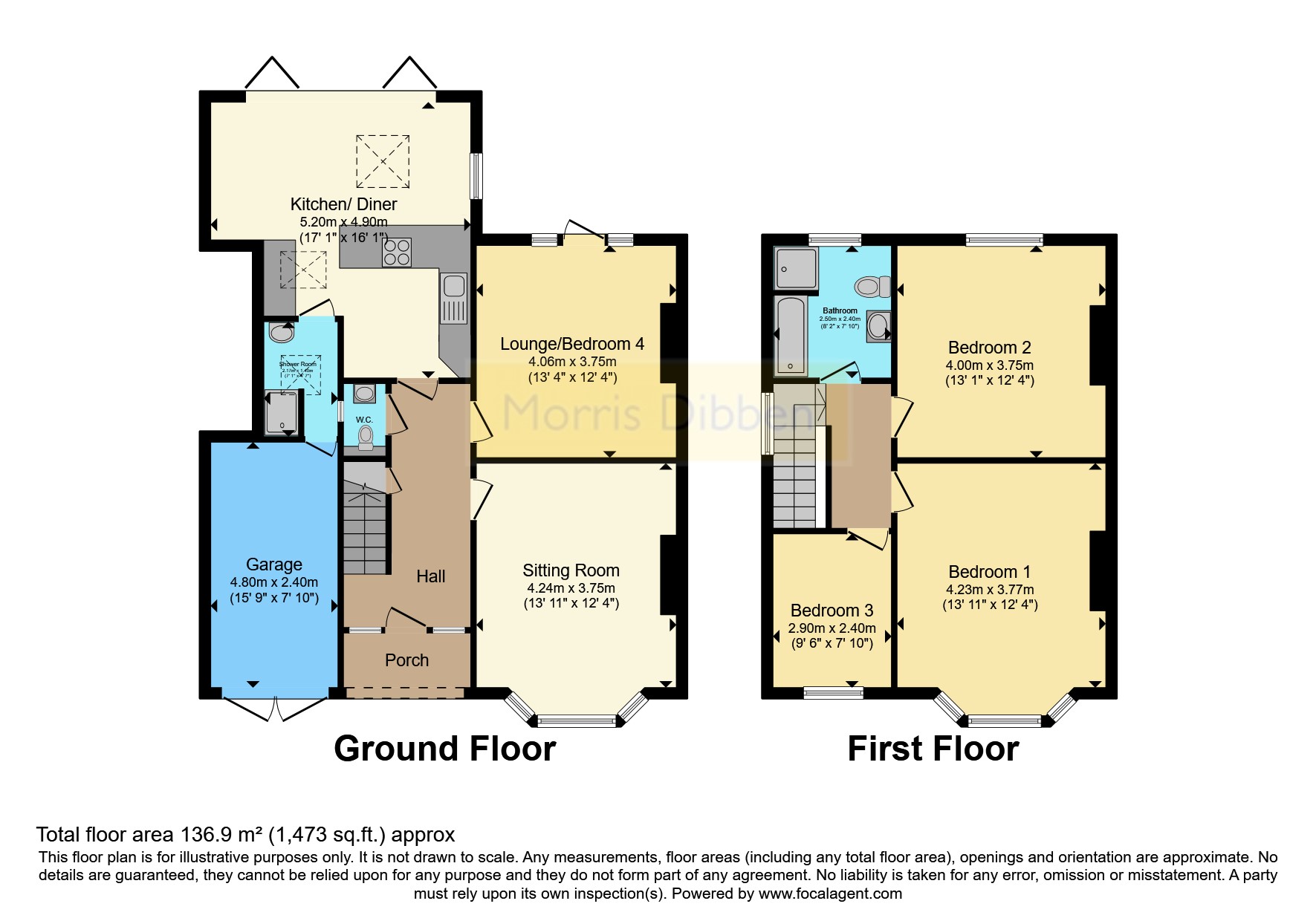 8, Banister Gardens, Southampton floorplan