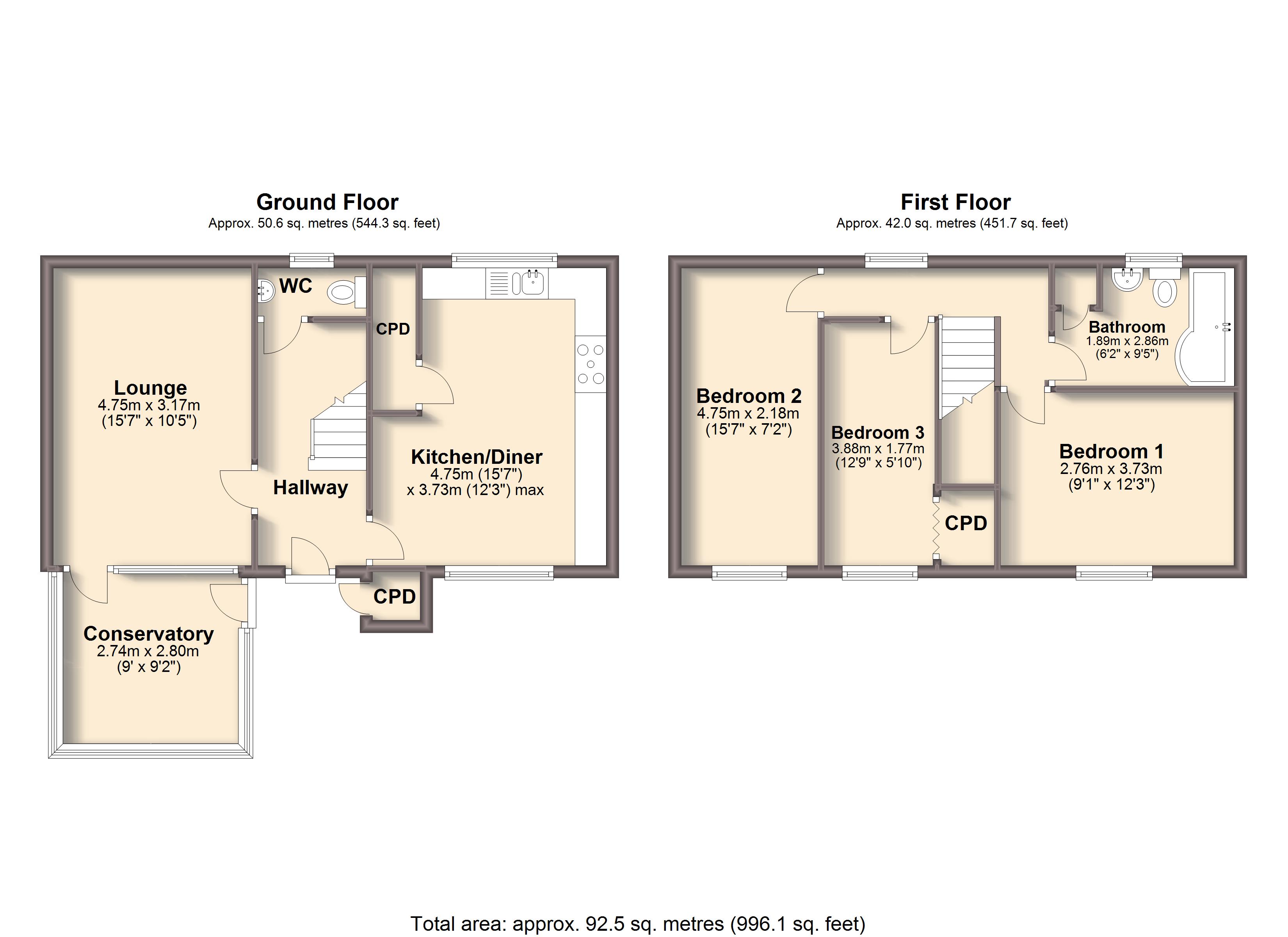 3 Bedrooms Terraced house for sale in Eastcroft Glen, Westfield, Sheffield S20
