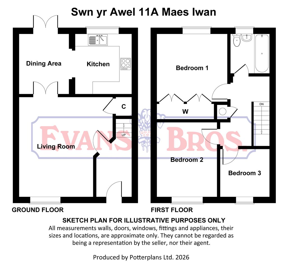 11a, Maes Iwan, Aberaeron floorplan