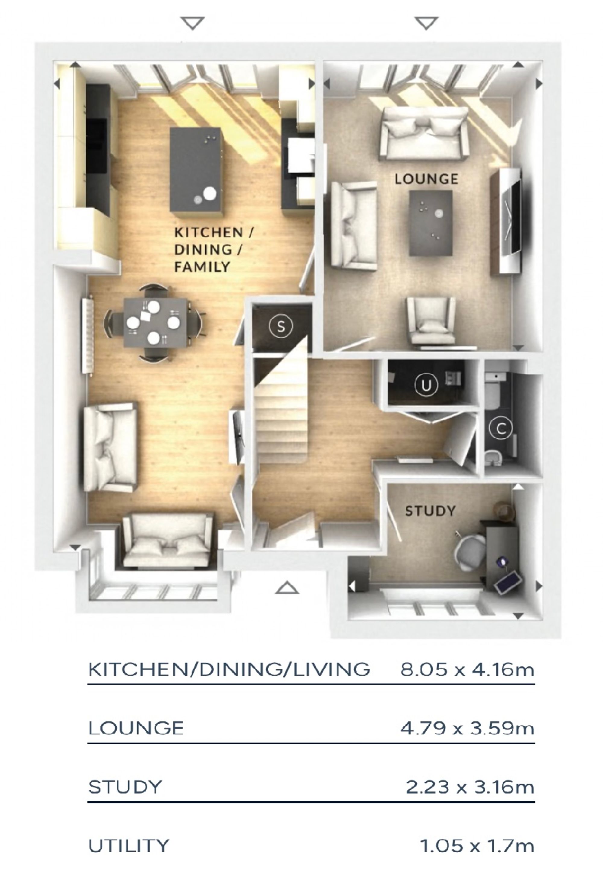 80 Lewis Way, Congleton floorplan