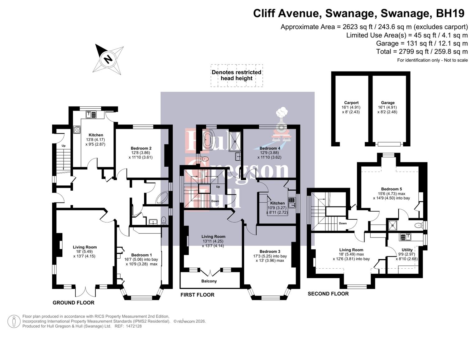 4, Cliff Avenue, Swanage floorplan