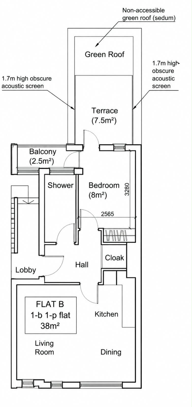 Flat 15, Perry Mansions , Catford Hill  floorplan