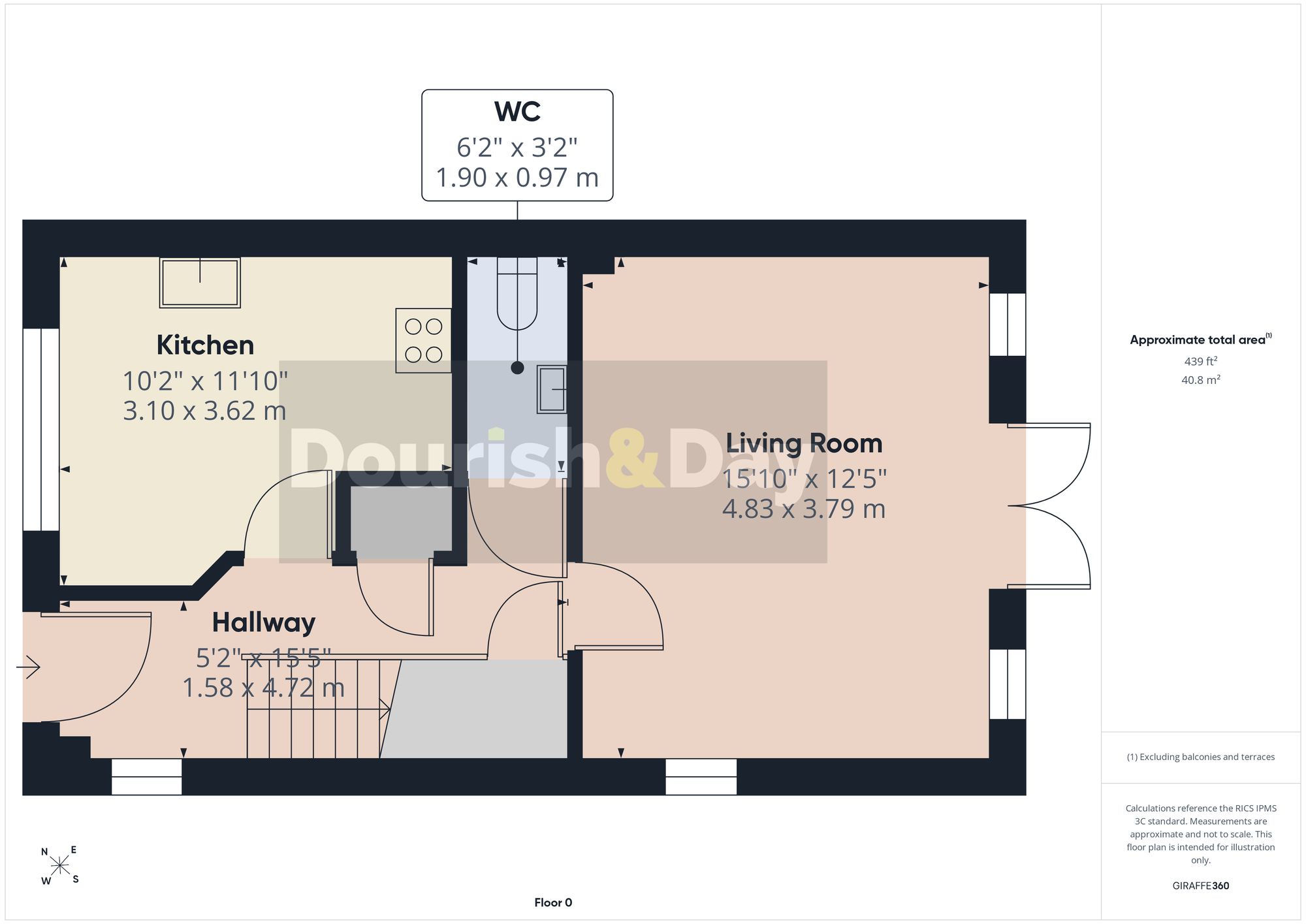 60c Crab Lane, Stafford floorplan
