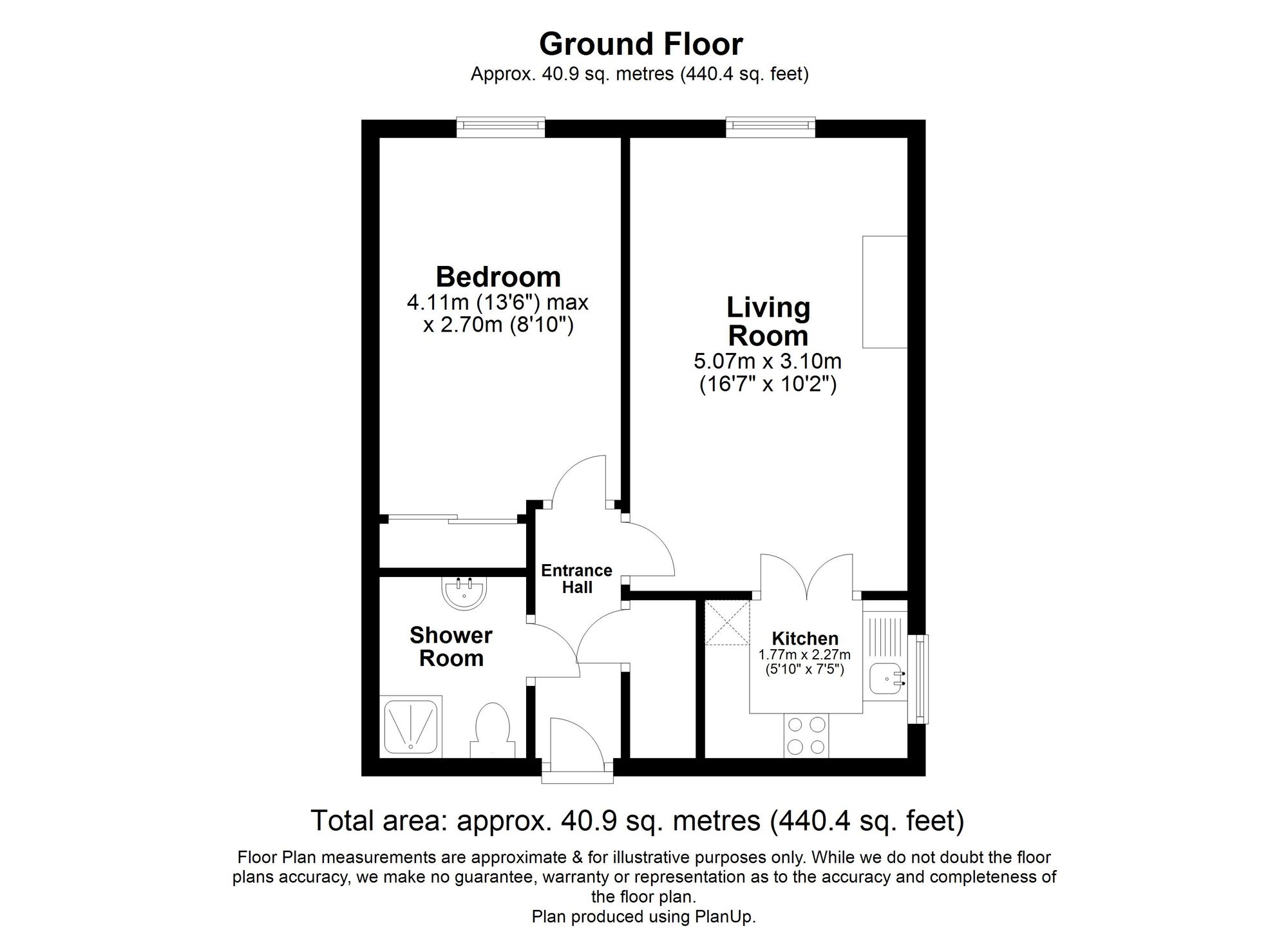 Flat 12, Saxon Court Queen Street, Hitchin floorplan