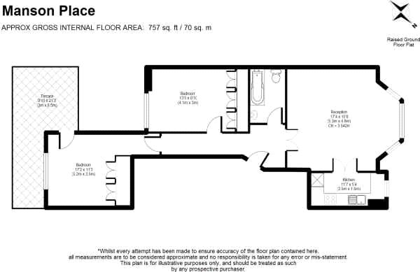 2 Bedrooms Flat to rent in Manson Place, South Kensington, London SW7
