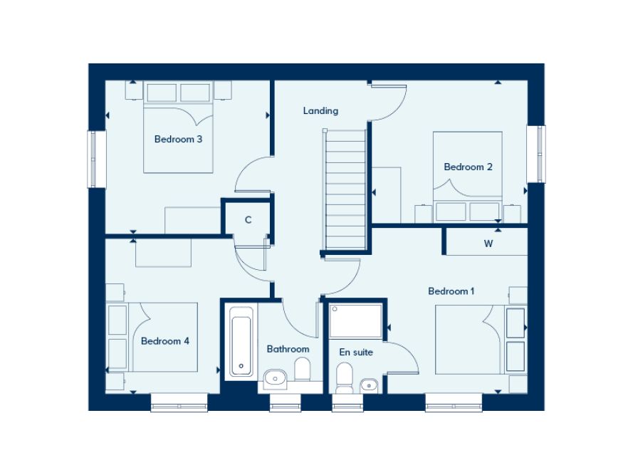 176, Rowden Gate, Chippenham floorplan